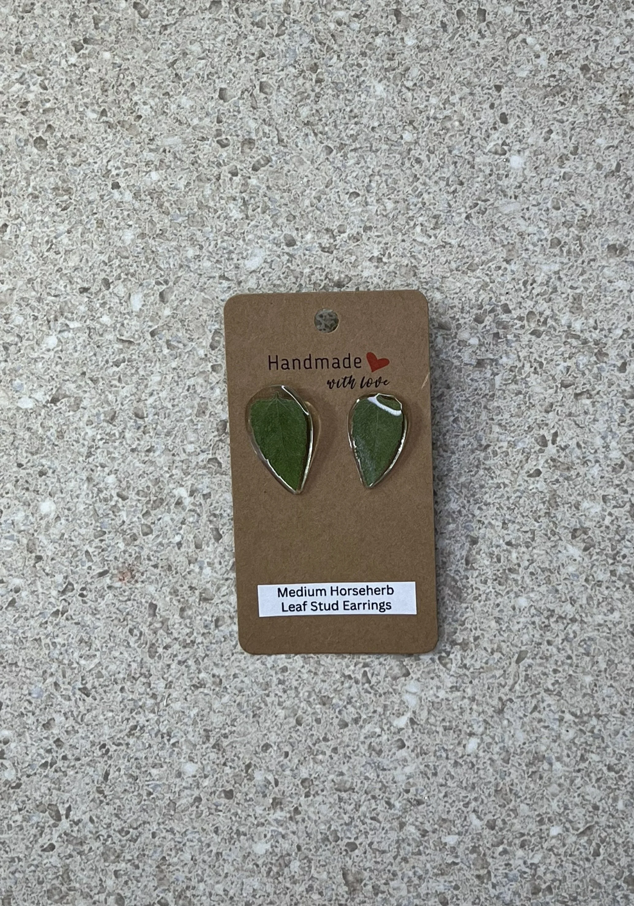 Medium Horseherb Stud Earrings
