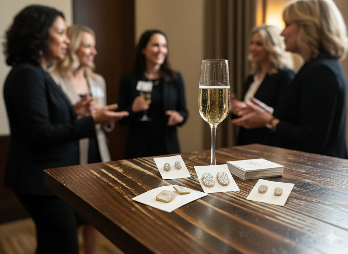 Business Logo Earrings