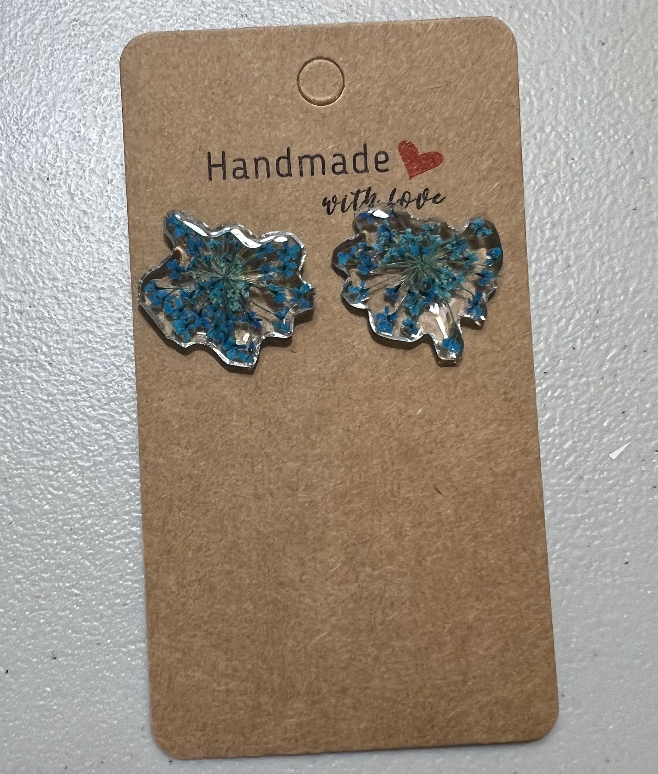 Blue Firework Earrings