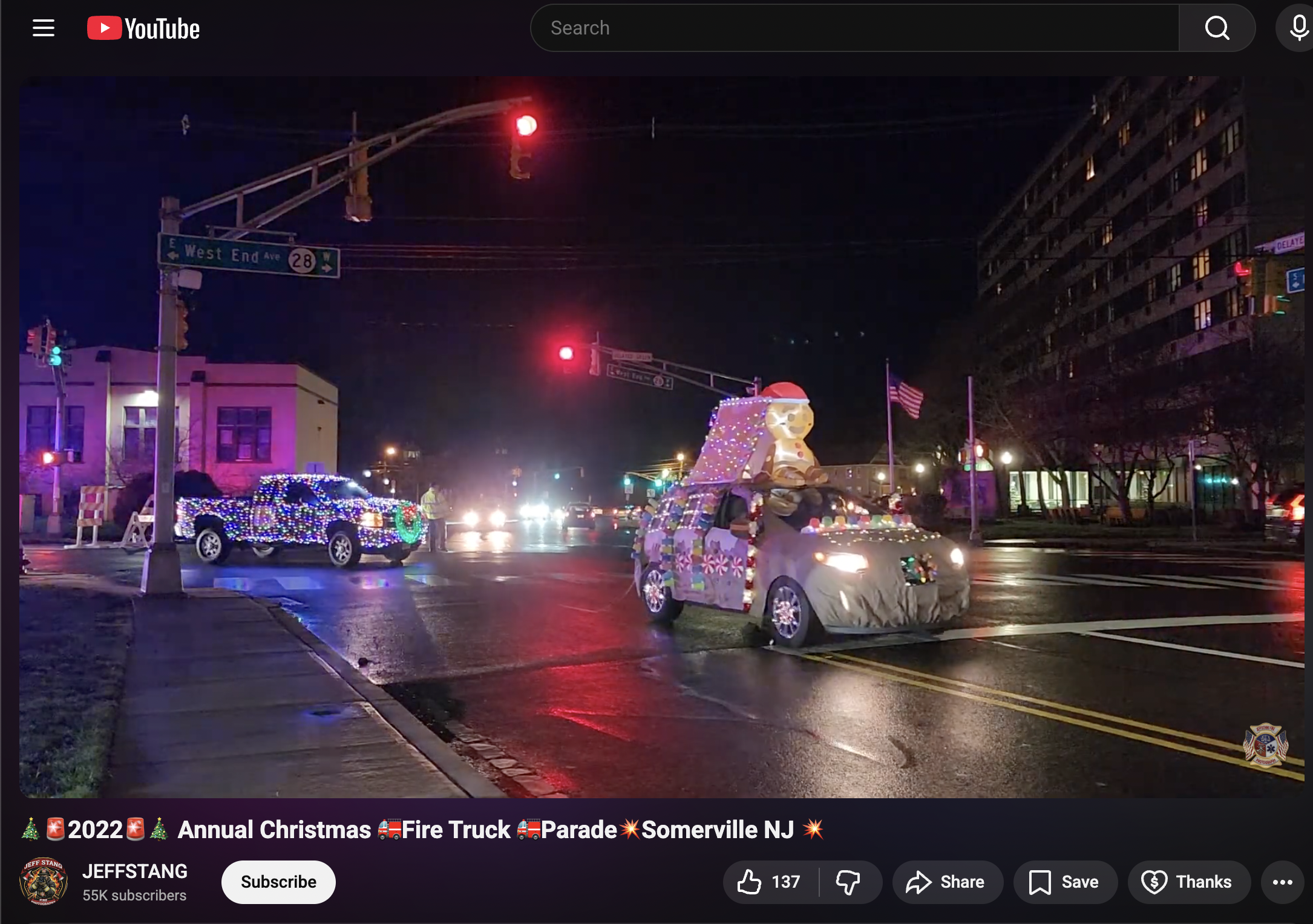 🎄🚨2022🚨🎄 Annual Christmas 🚒Fire Truck 🚒Parade💥Somerville NJ 💥