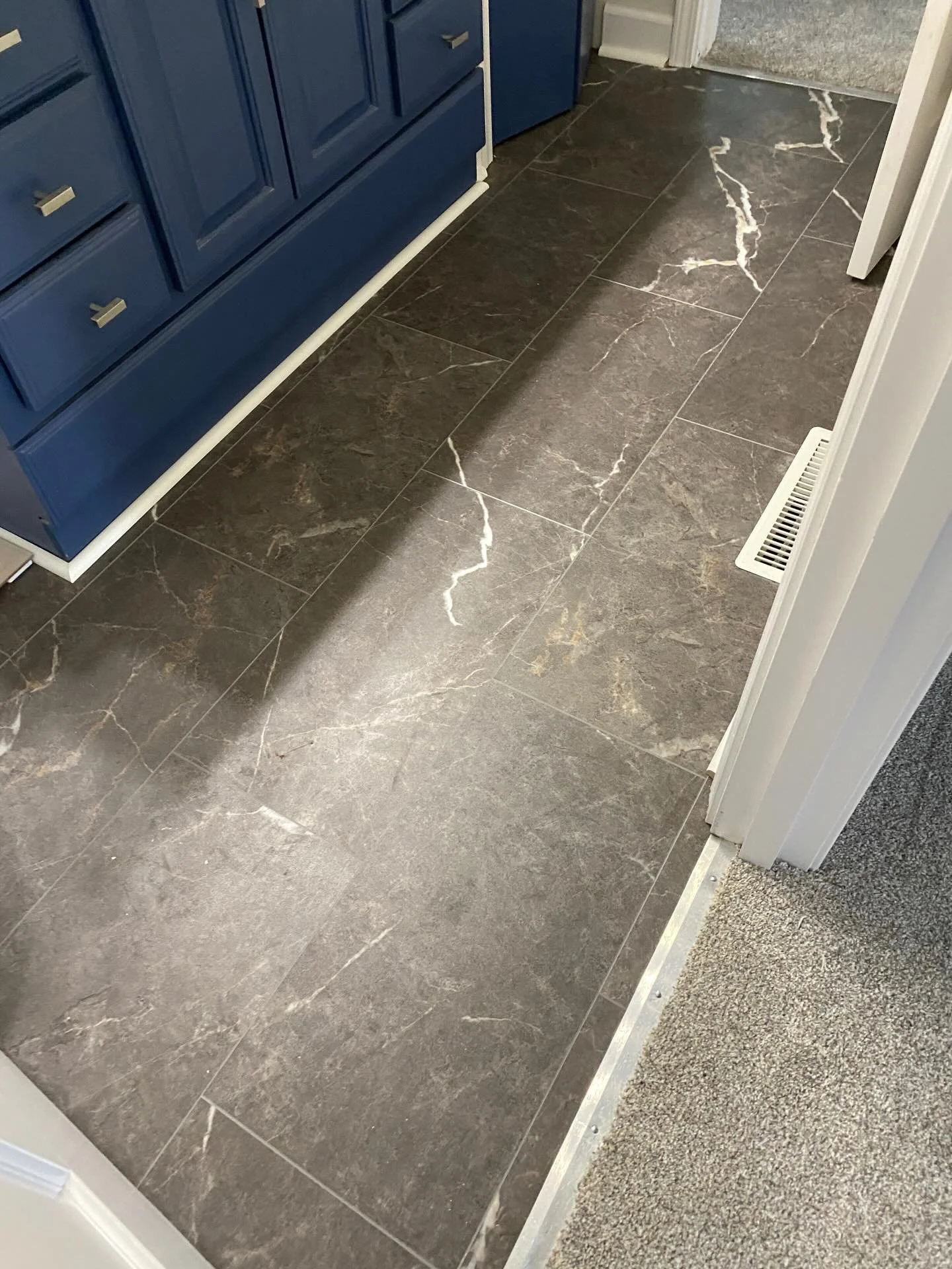 LVP tile, good solution for bathrooms