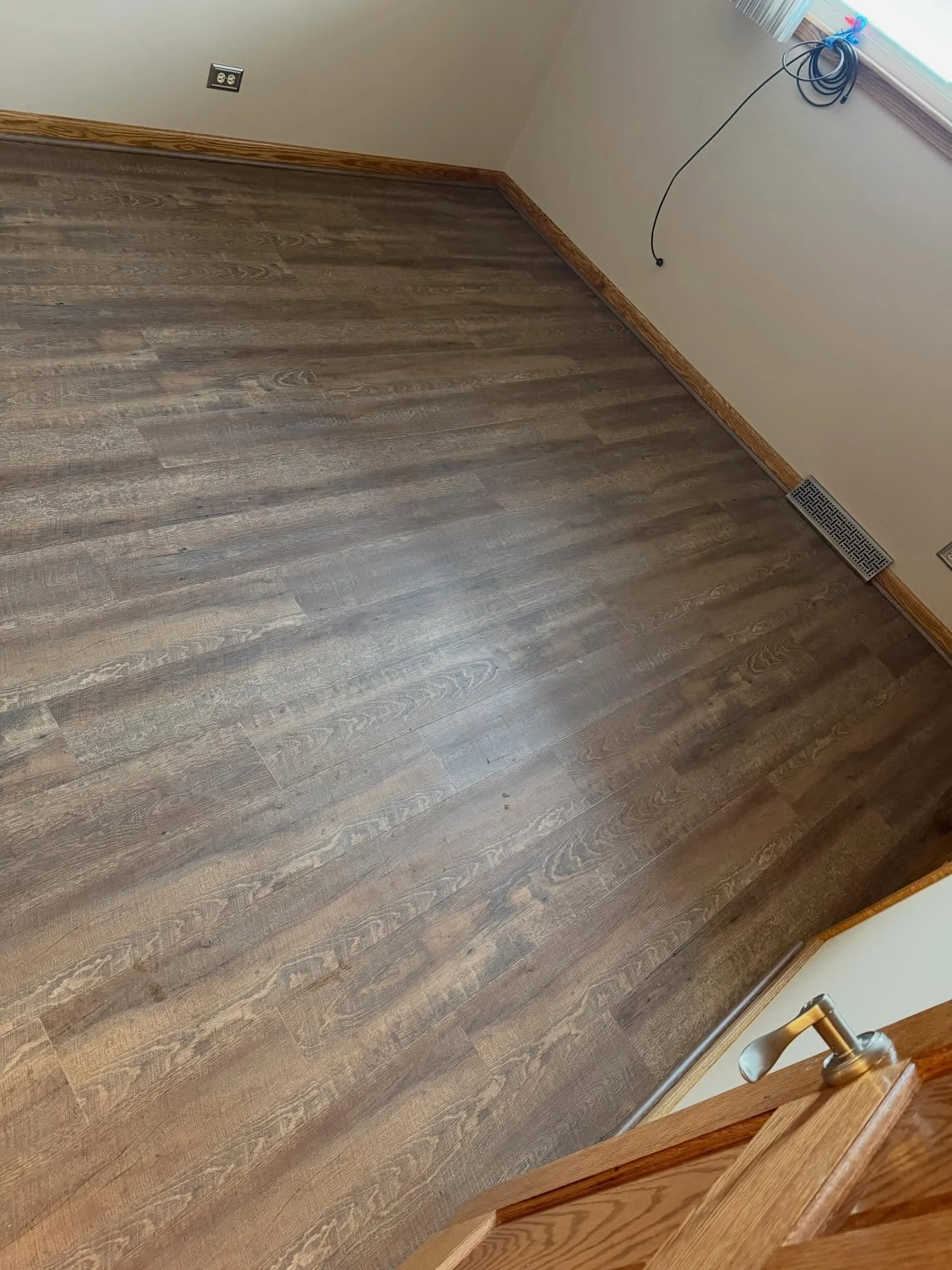 LVP glue down, nice solid home solution