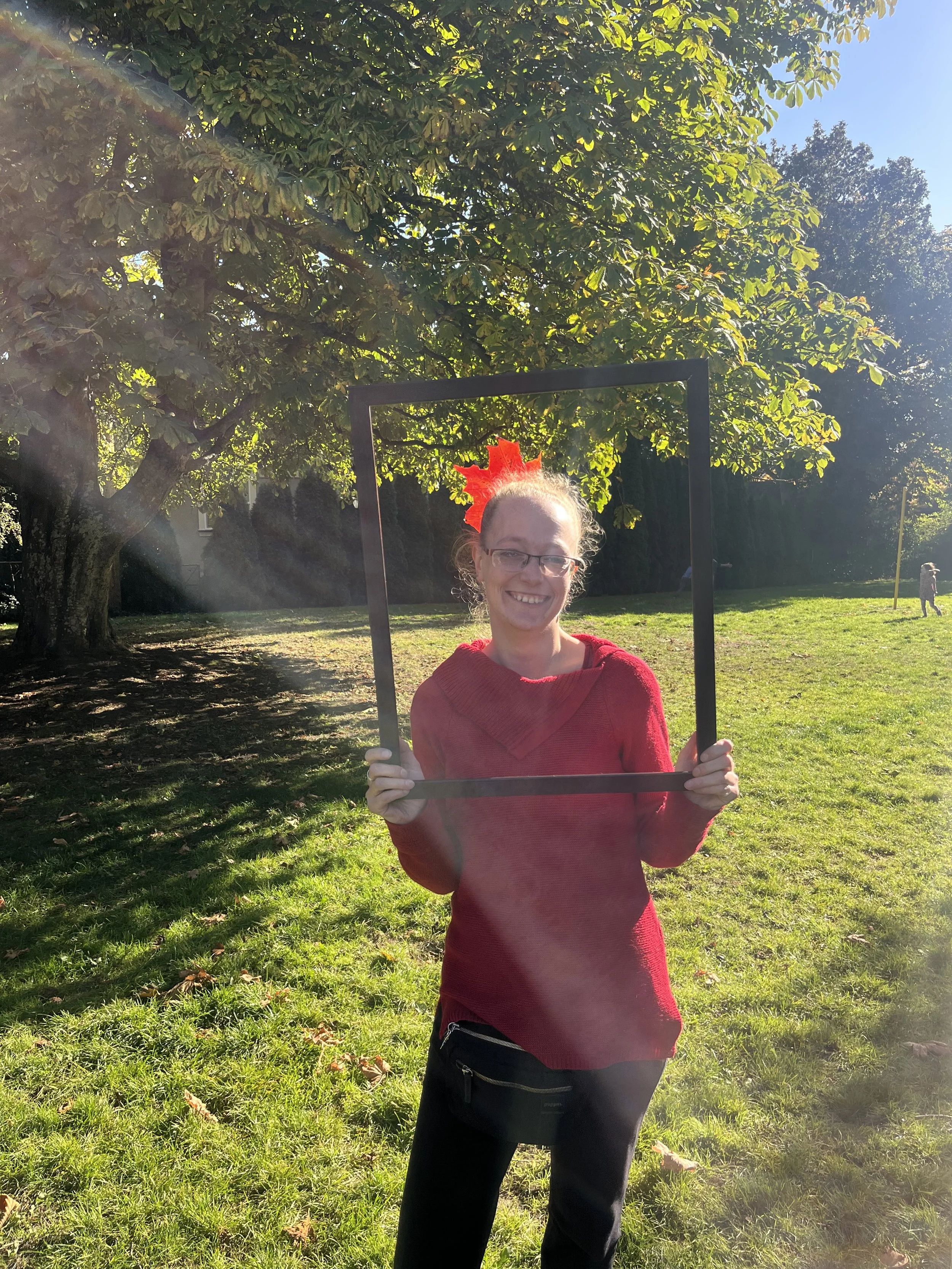 Outdoor school moment