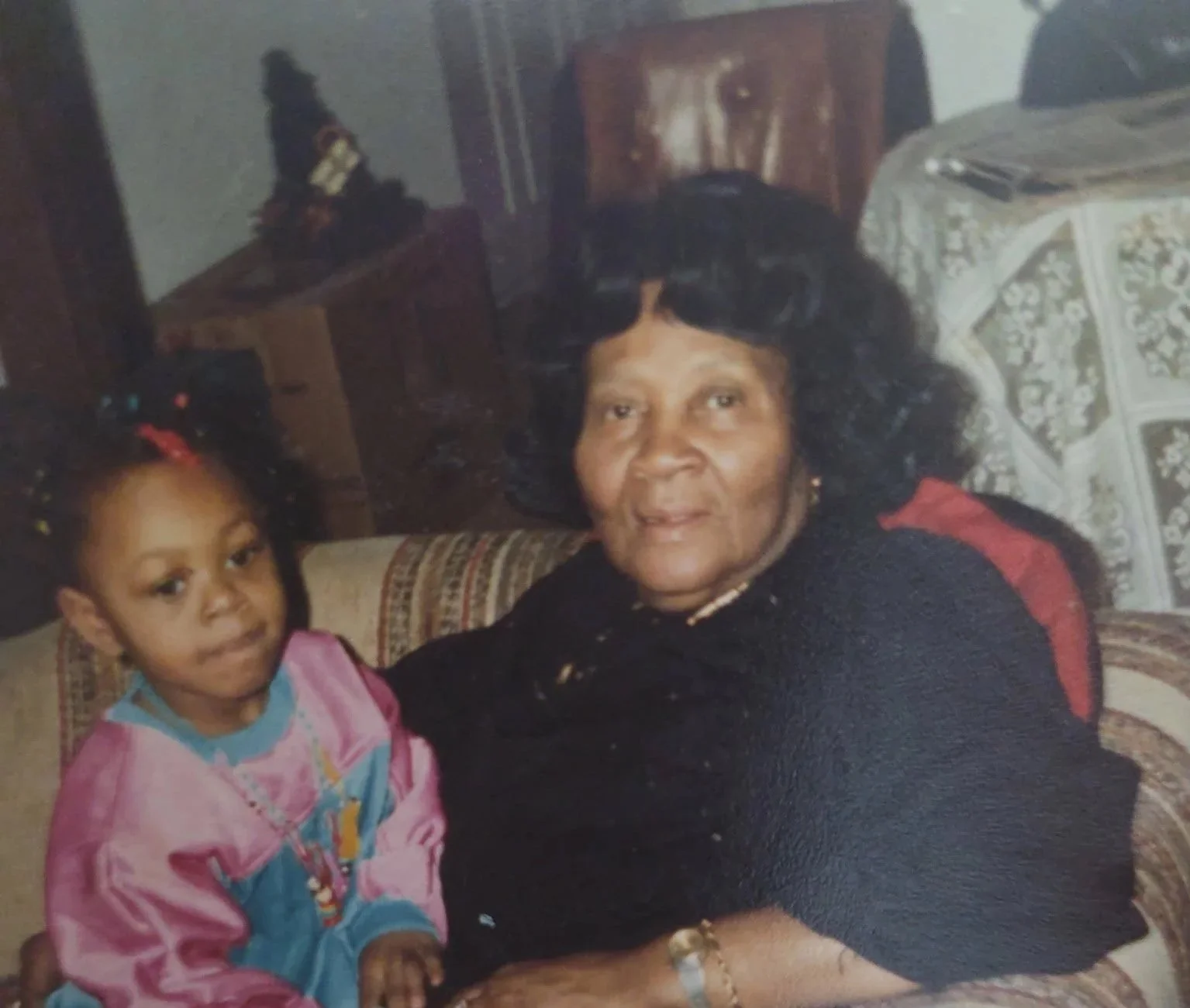 Alkie Vader Horton and great-granddaughter, Tatiana