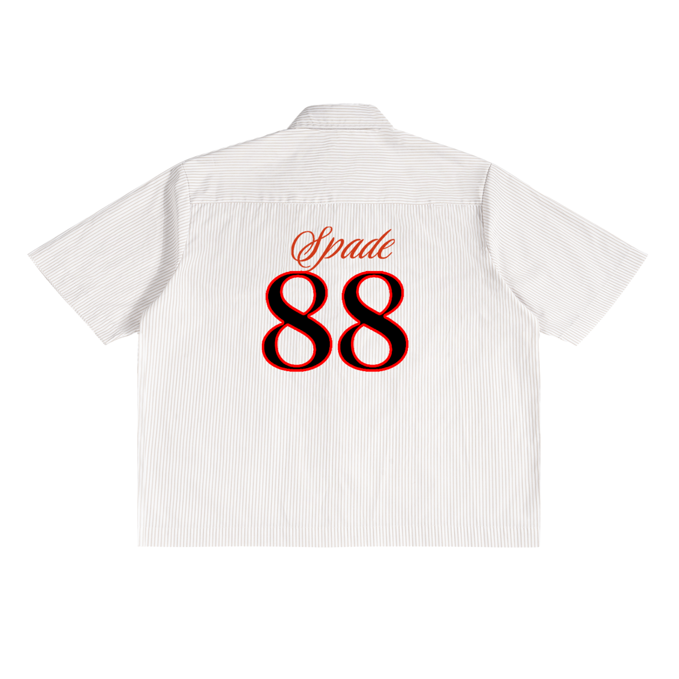 'Trade of Spade' Spread-Collar Shirt