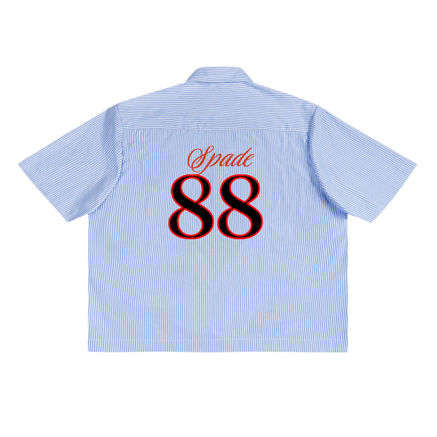 'Trade of Spade' Spread-Collar Shirt