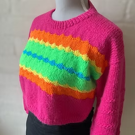 Colour Me Happy Teen Sweater