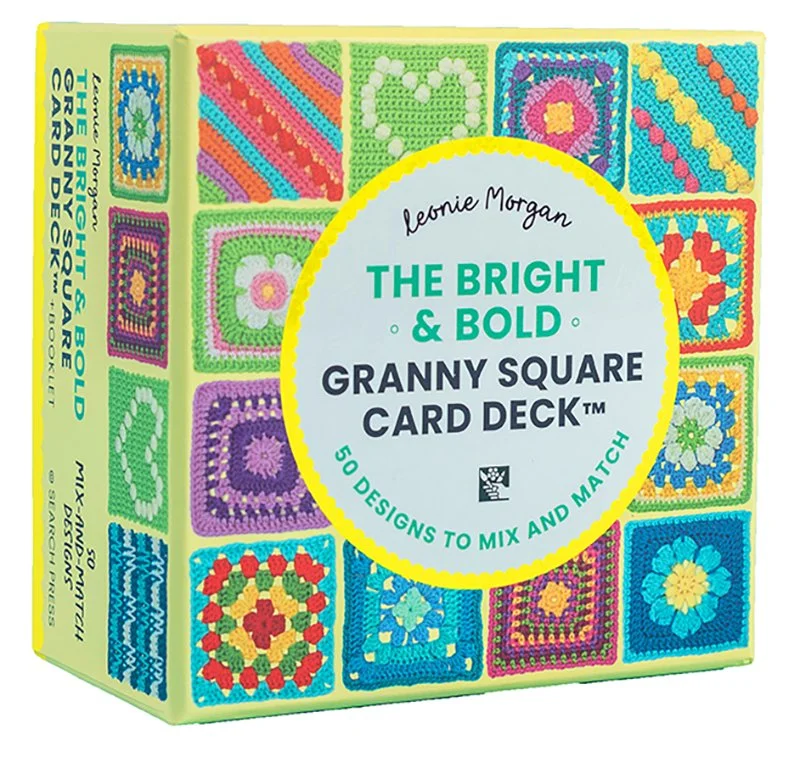 Bright & Bold granny Square Card Deck by Leonie Morgan