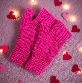 Fingerless Gloves and Necktie