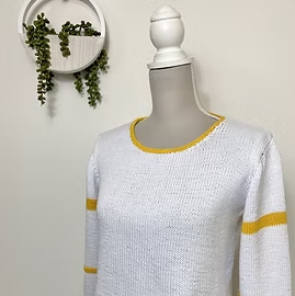 Cropped Cotton Jumper