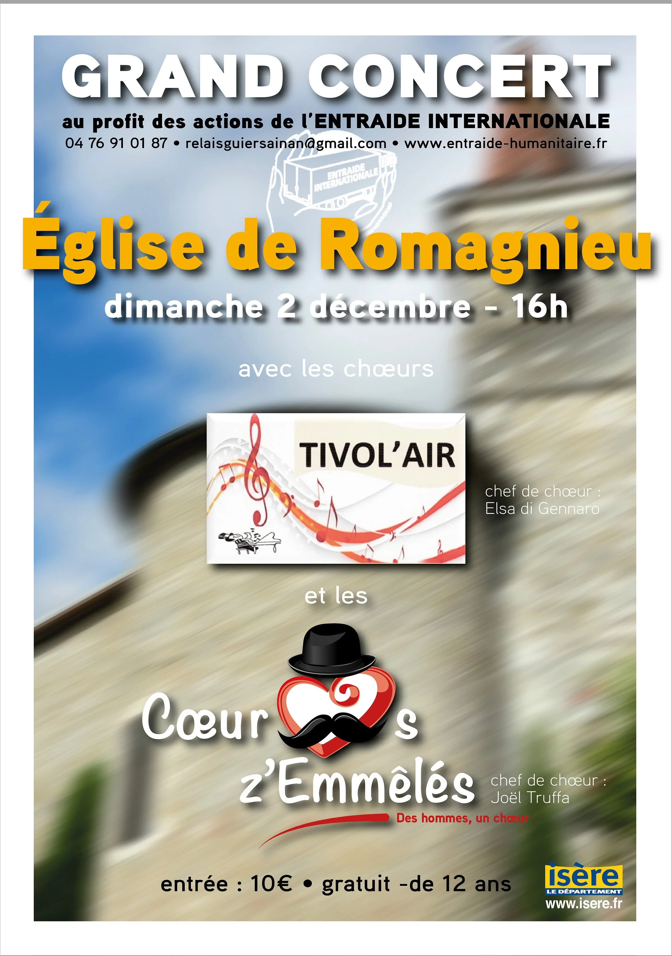 Concert à l'église de Romagnieu