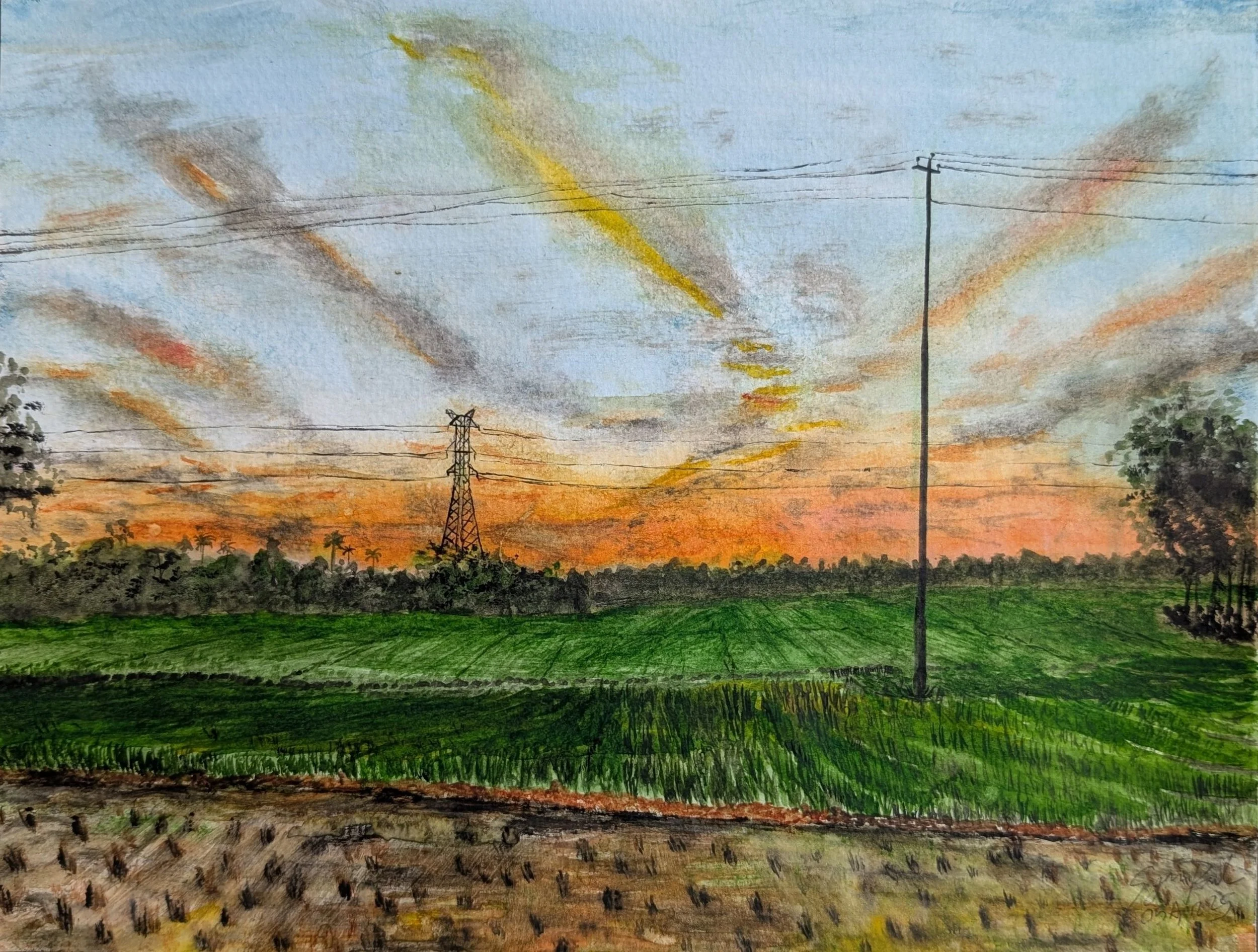 A Pennsylvania Sky from Bangladesh