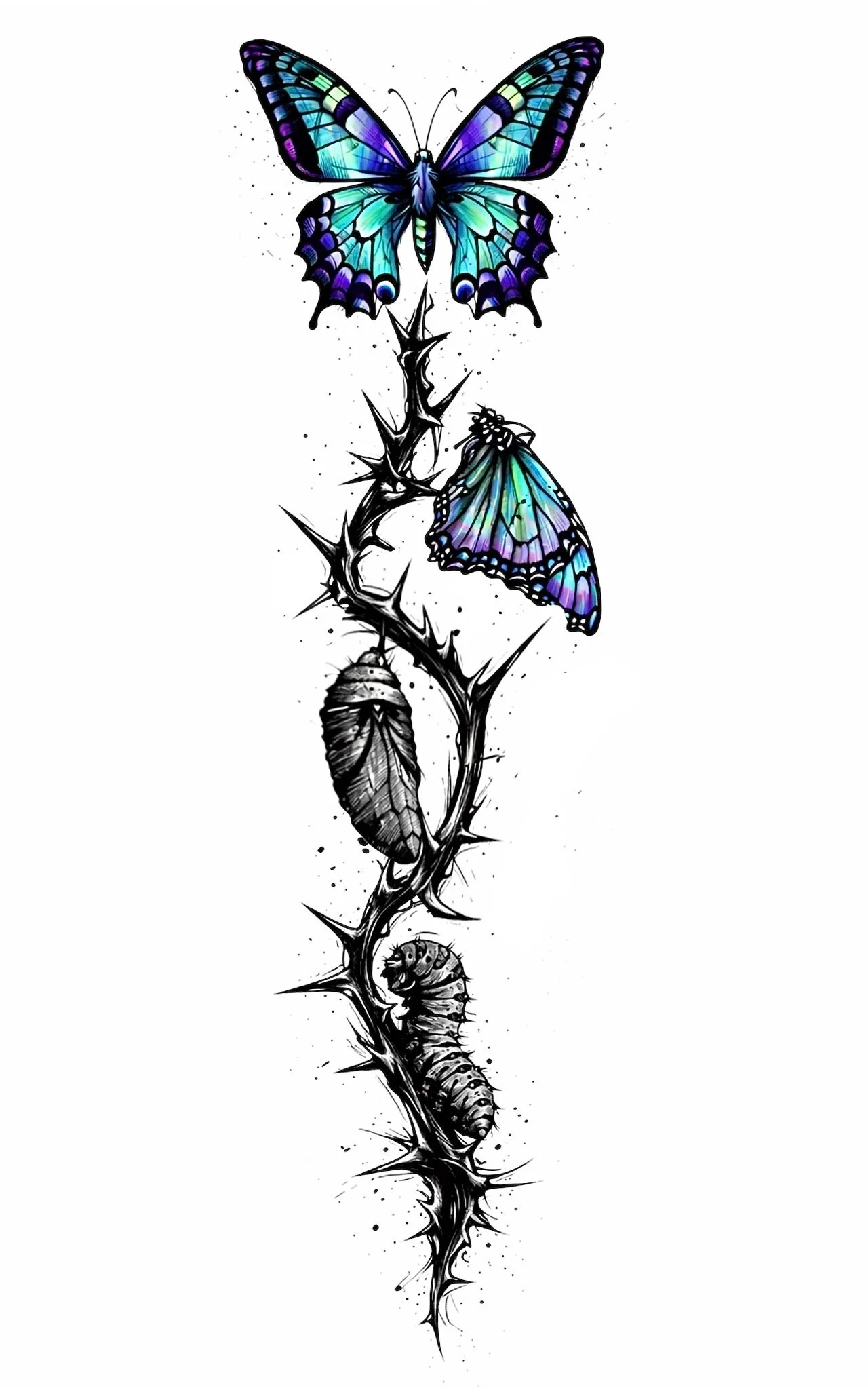 Butterflies and Vines