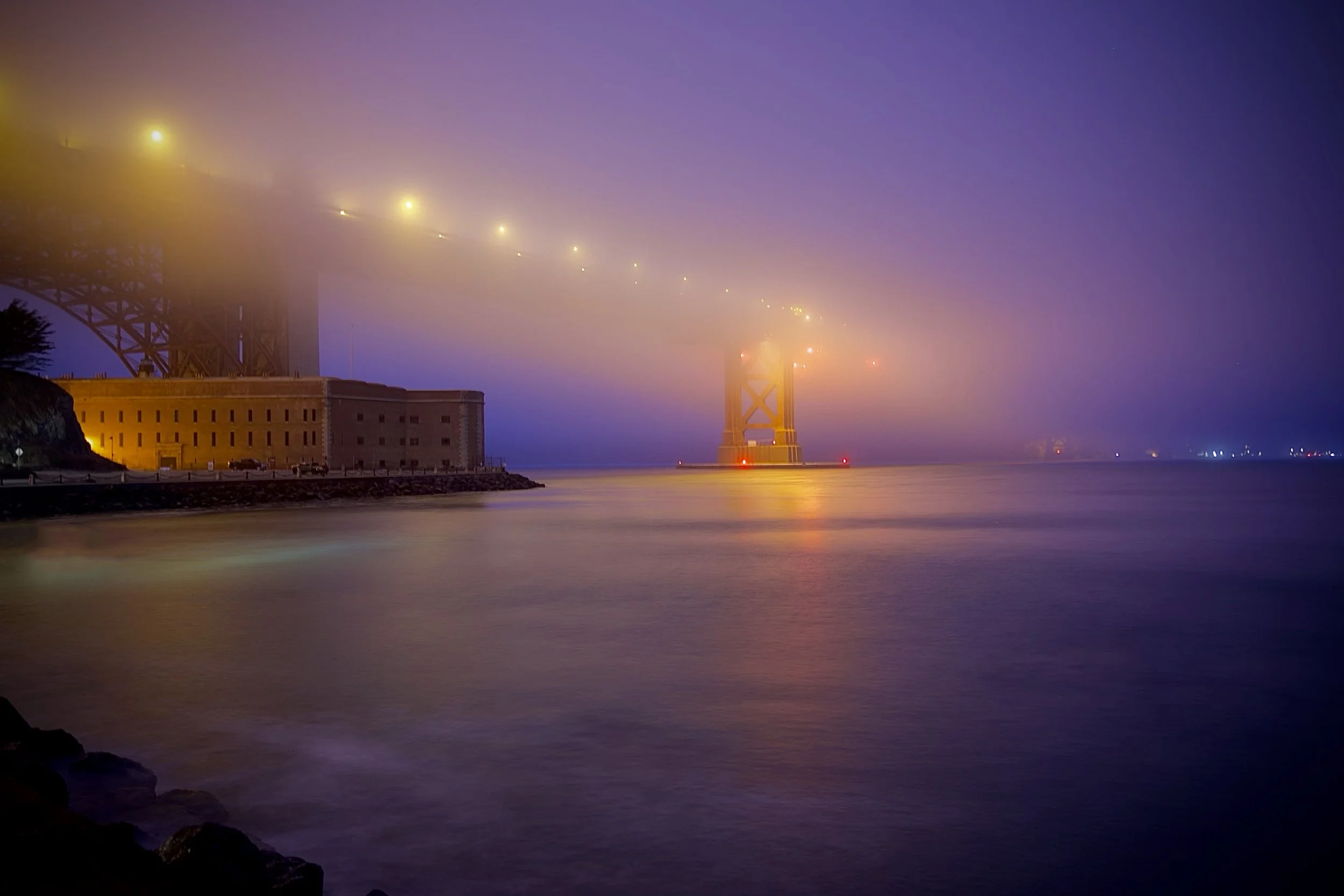 Golden Gate Bridge at Night