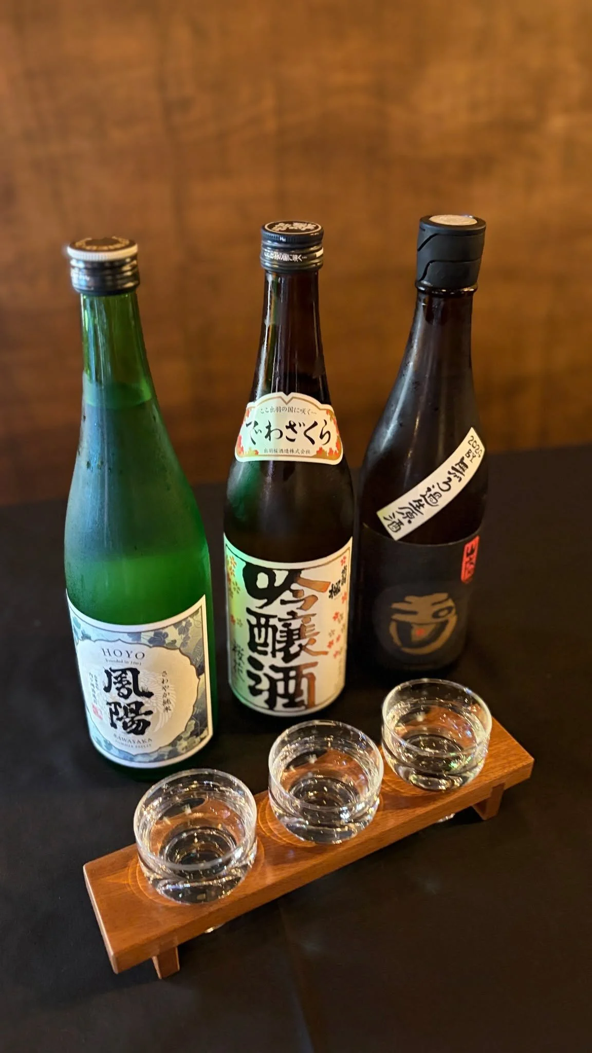 Discover our curated sake flight at Nagisa Sushi, featuring a refreshing junmai, a bold nigori, and a smooth, aromatic premium selection &mdash; each poured to highlight different textures and flavor profiles.

From crisp and clean to rich and layere