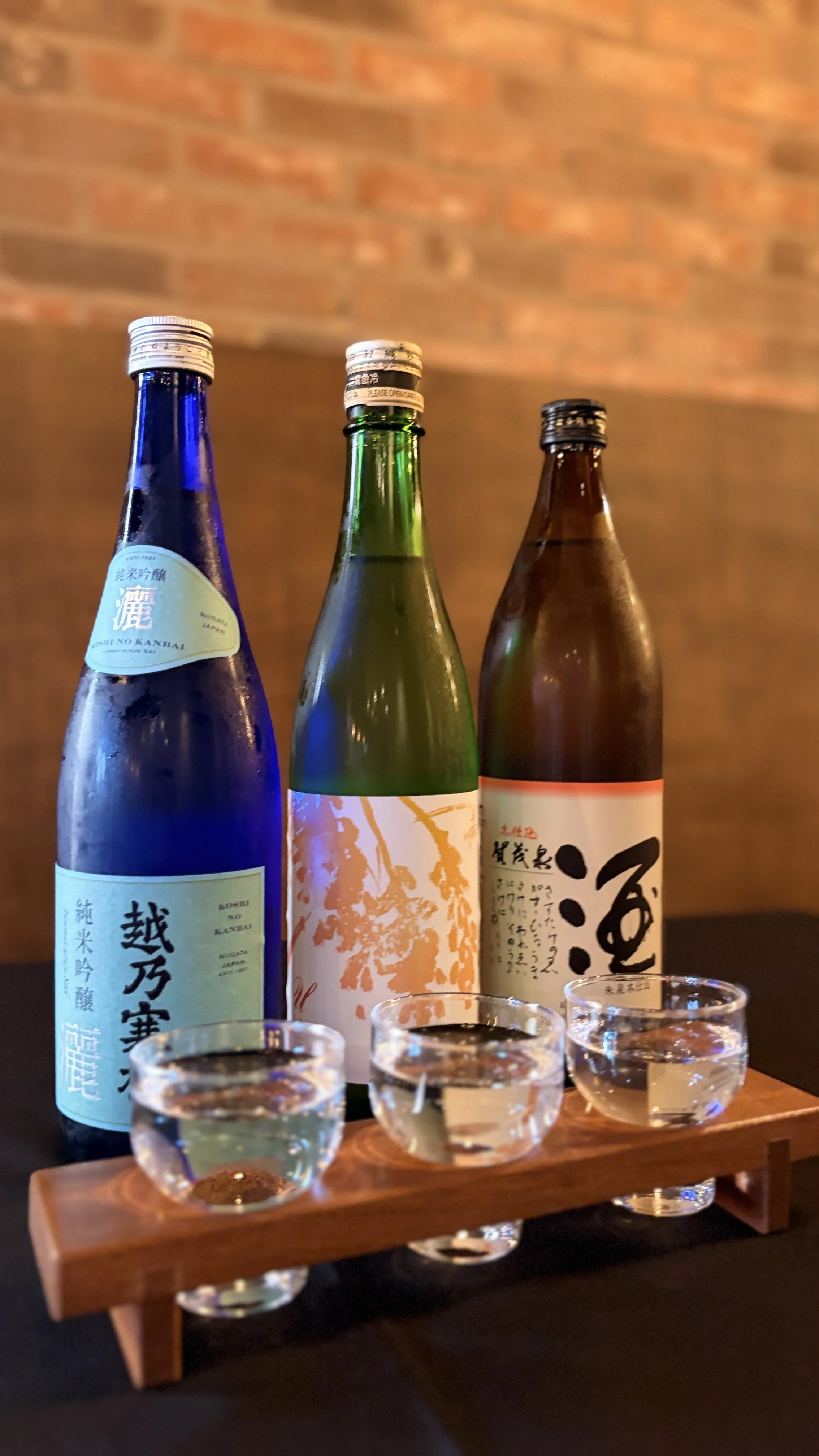 Premium Imported Sake at Nagisa Sushi