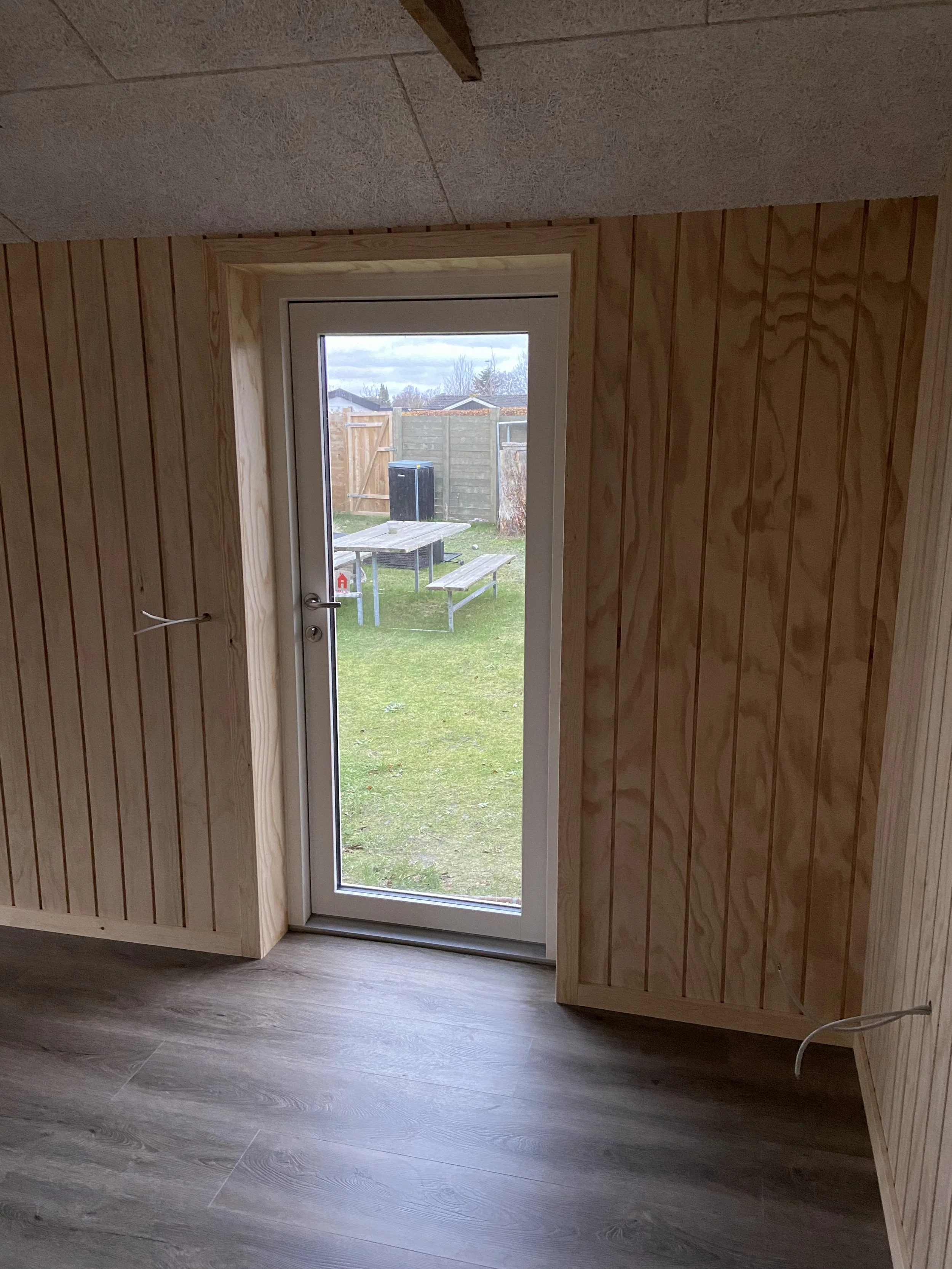 Det færdige resultat Indvendig.