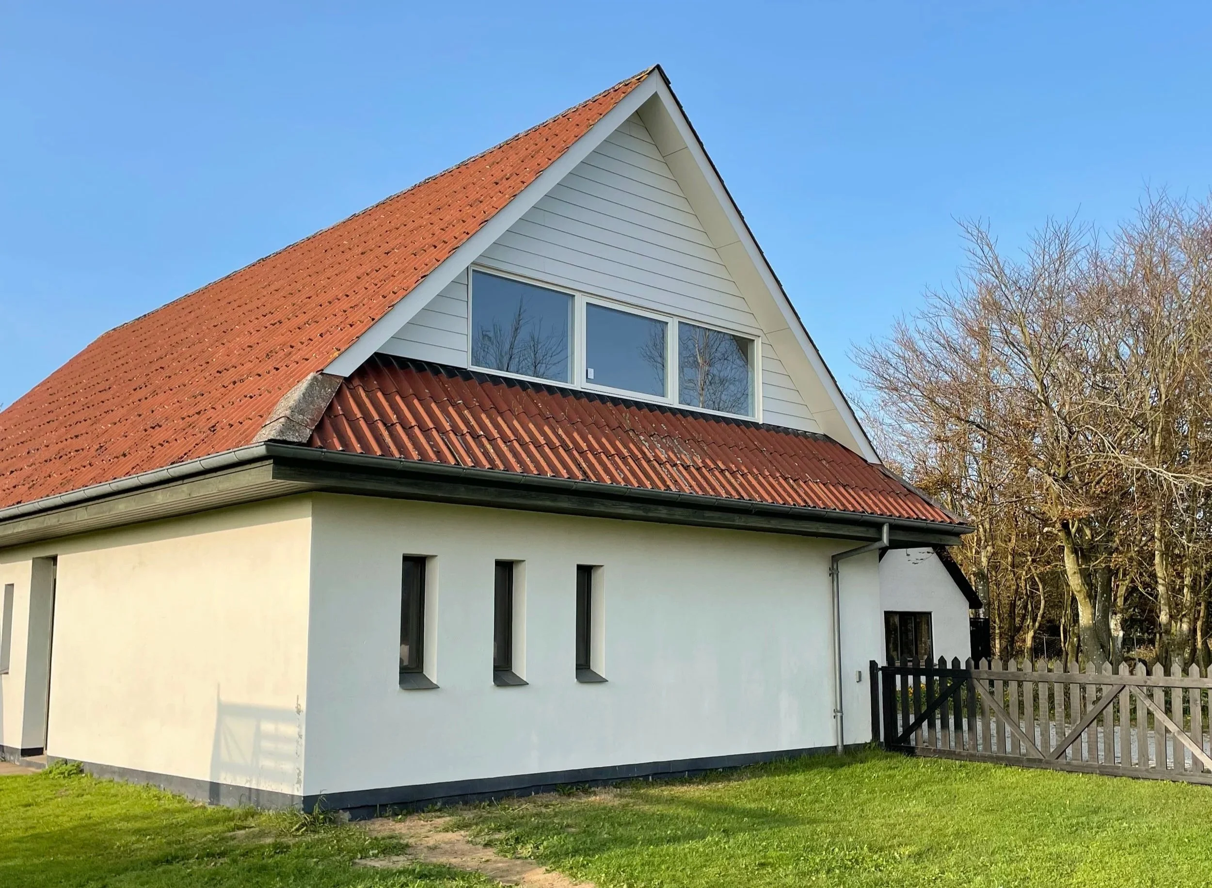 Projekt renovering af gavl