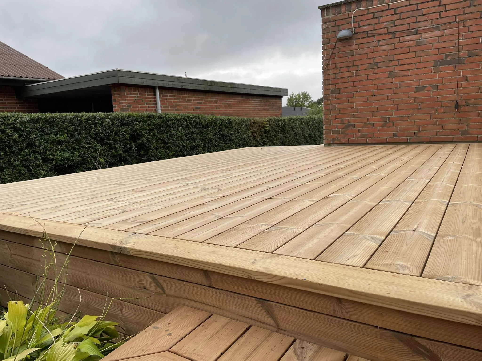 Træterrasse i Thermo Fyr Thermowood