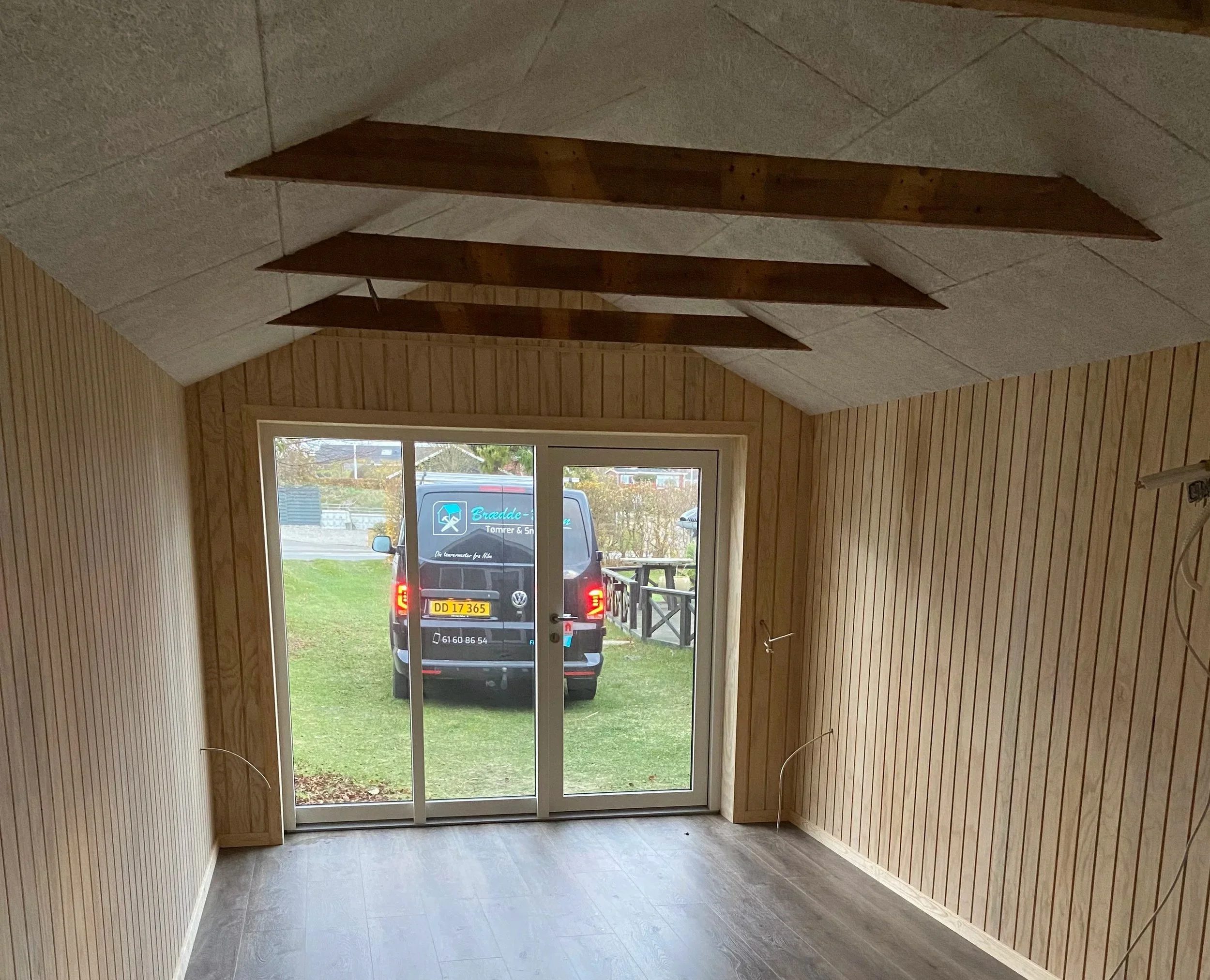 Projekt garage til hobbyrum