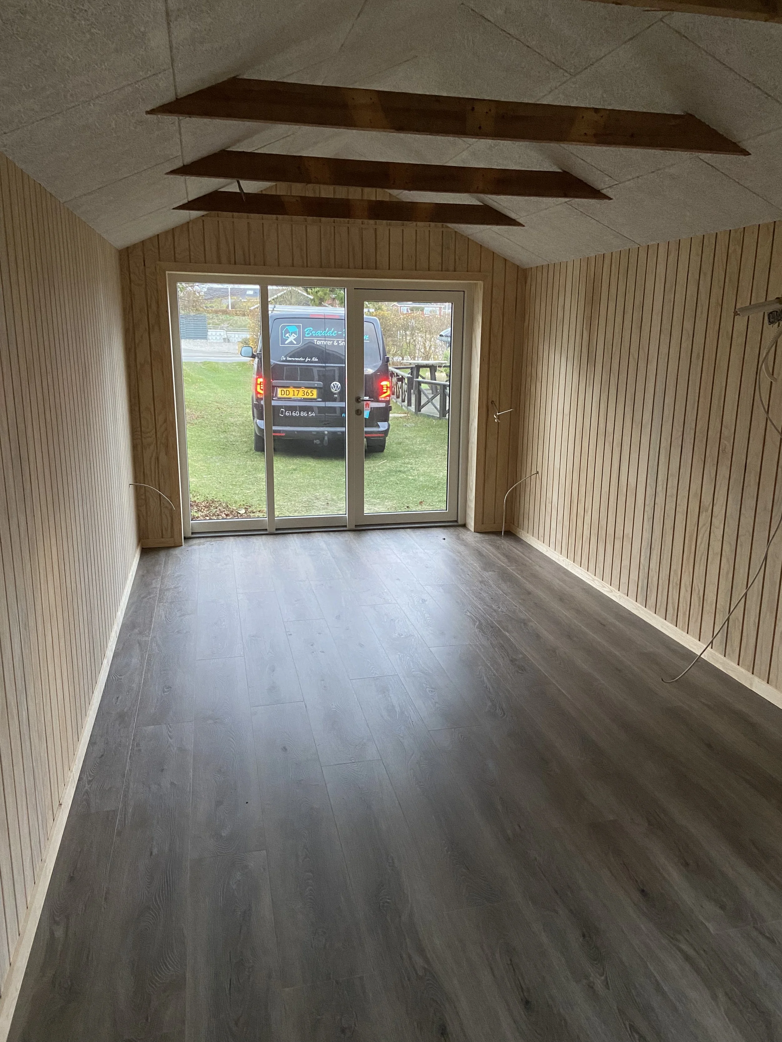 Det færdige resultat Indvendig.