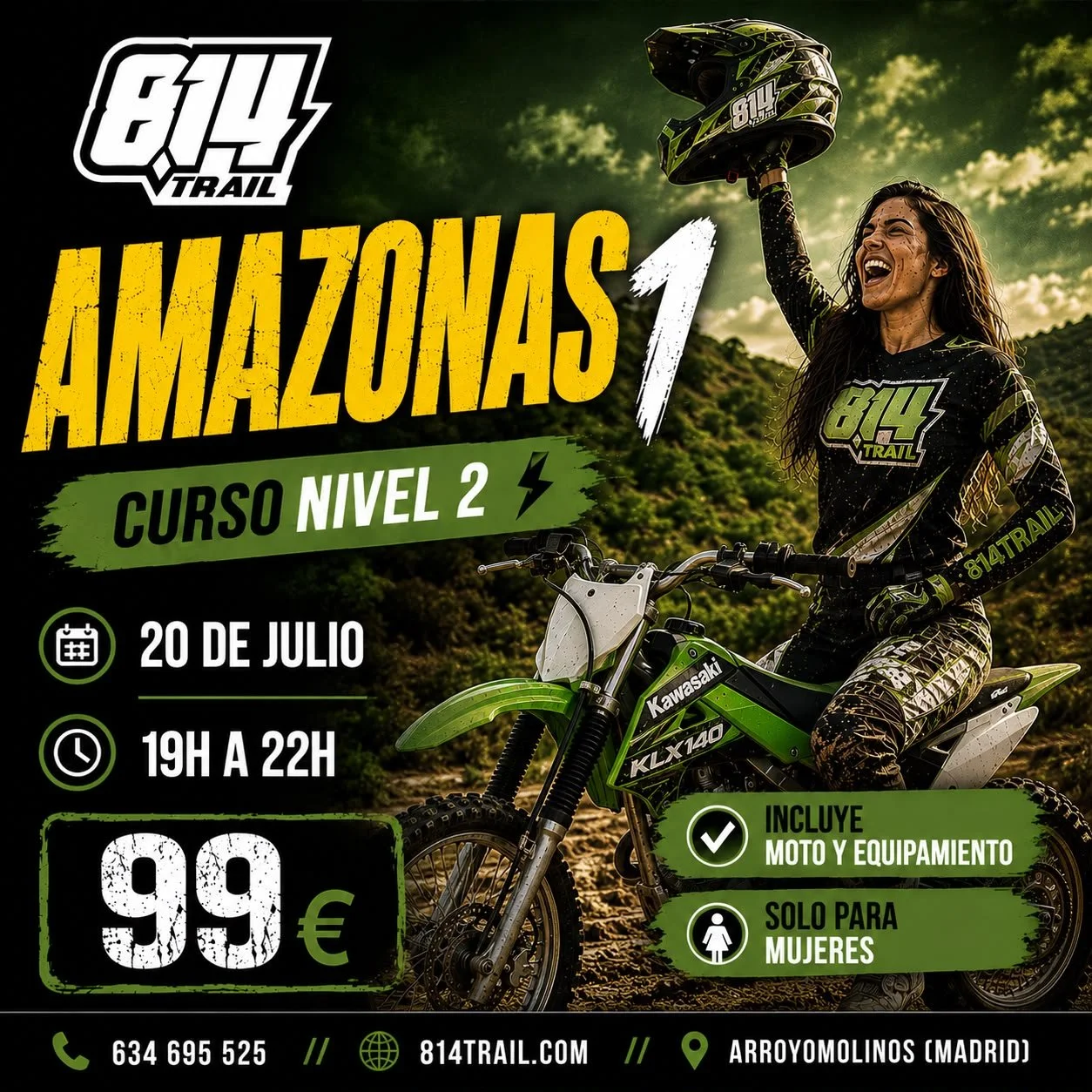 20 julio - Curso femenino - Nivel 2  - 19h