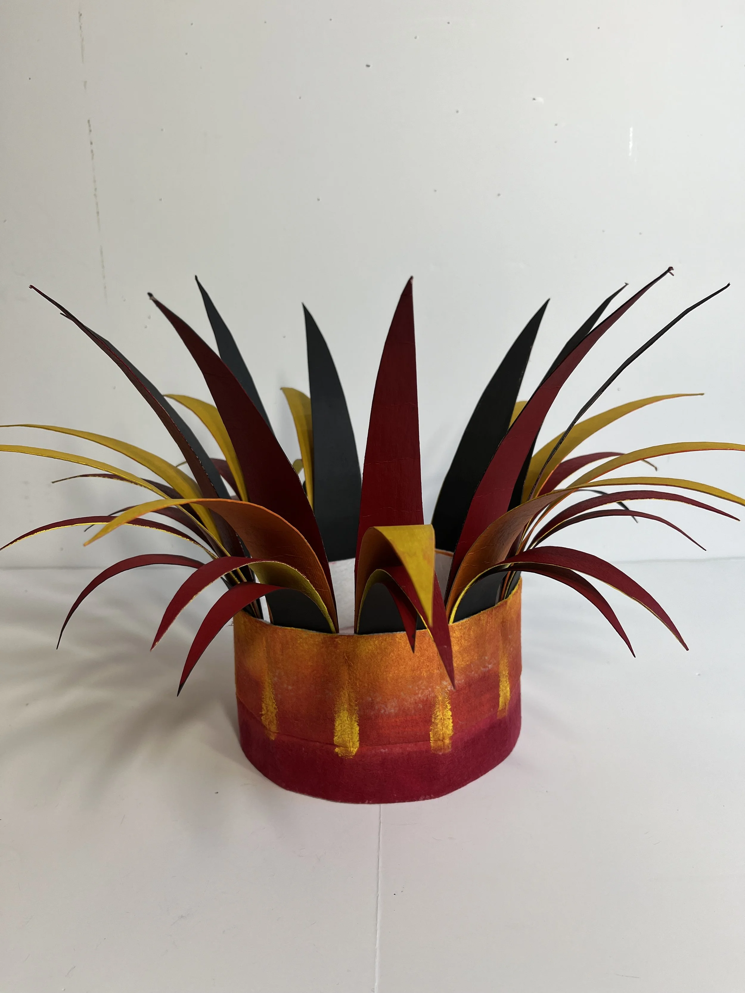 The Pointy Crowns Series 1:  Sunset with Black