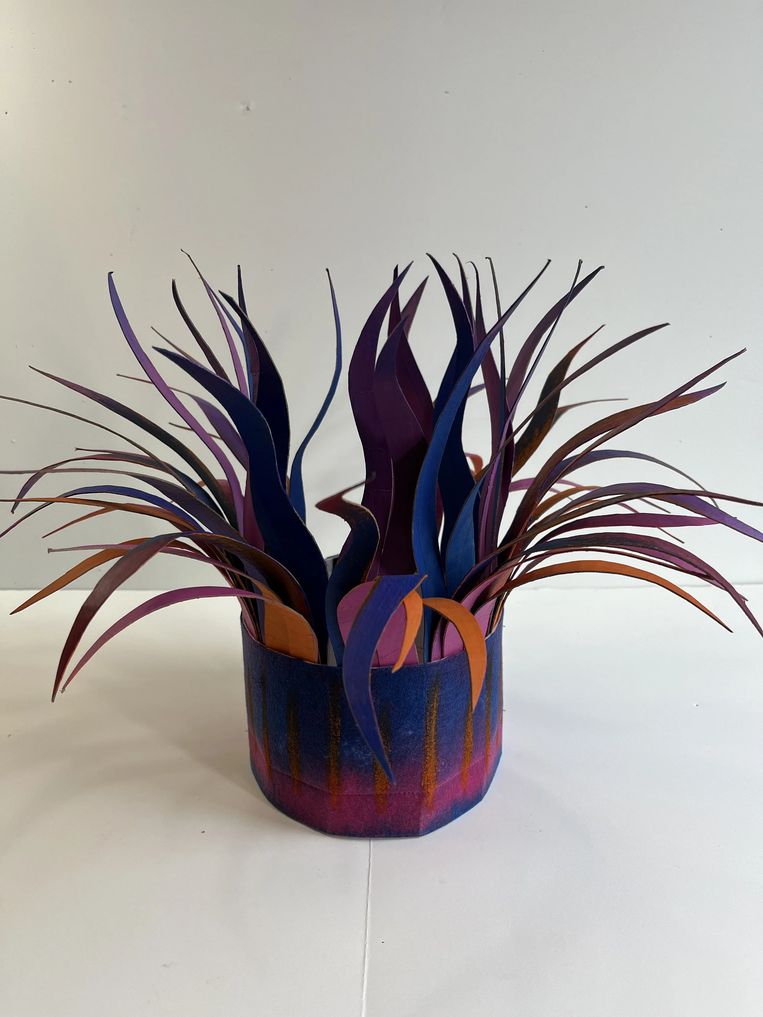The Wavy Crowns Series 1: Blue, Magenta and Orange
