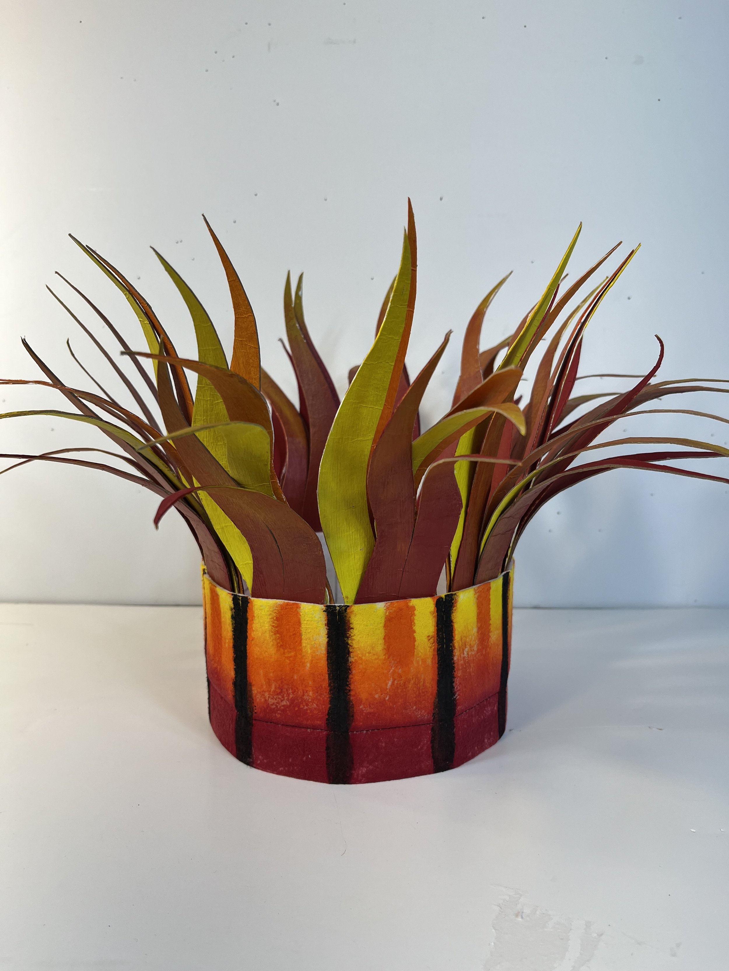 Wavy Crowns Series 2: Fire and Black