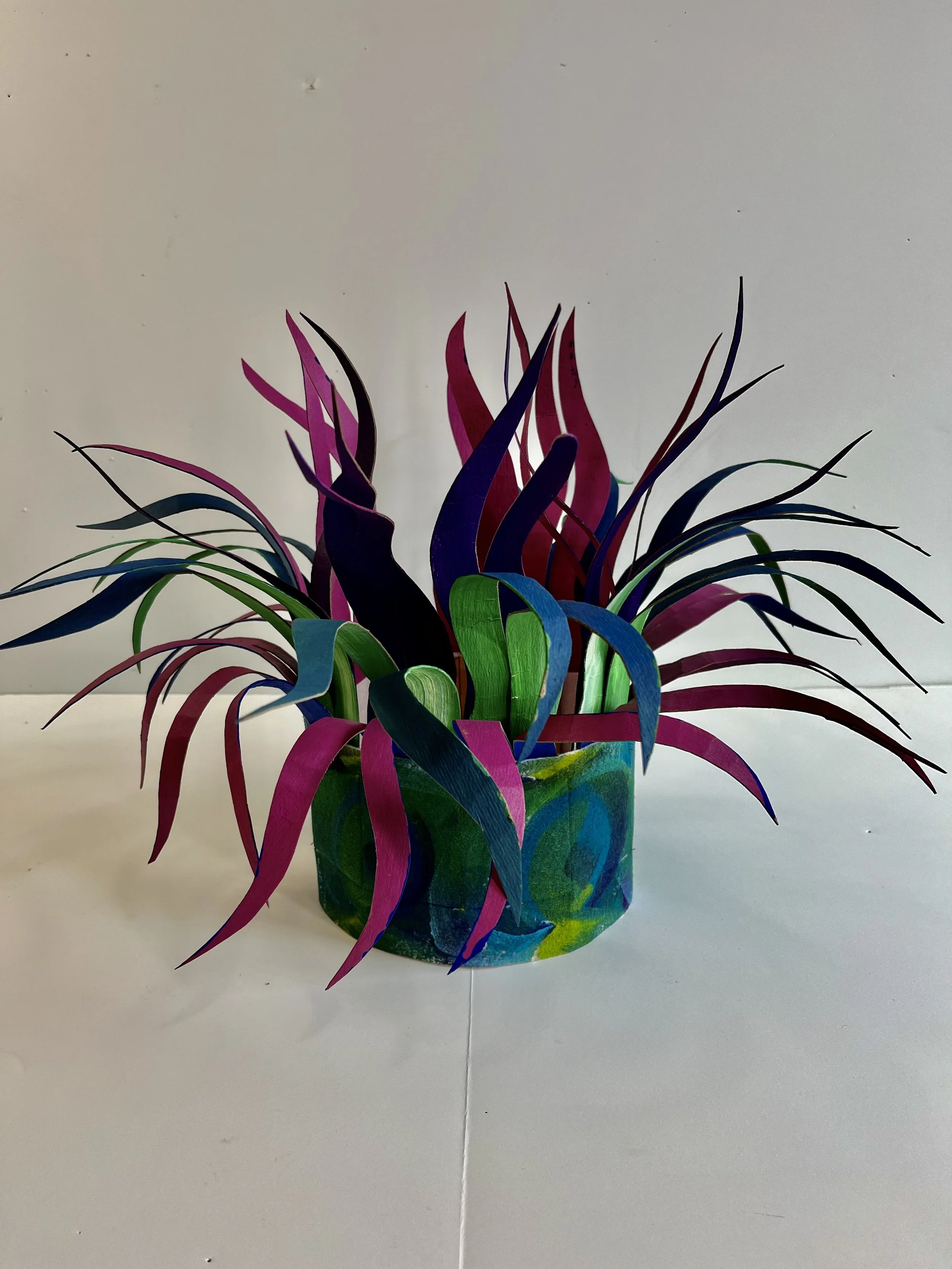 The Wavy Crowns Series 1:  Playful Pink, Blue and Green