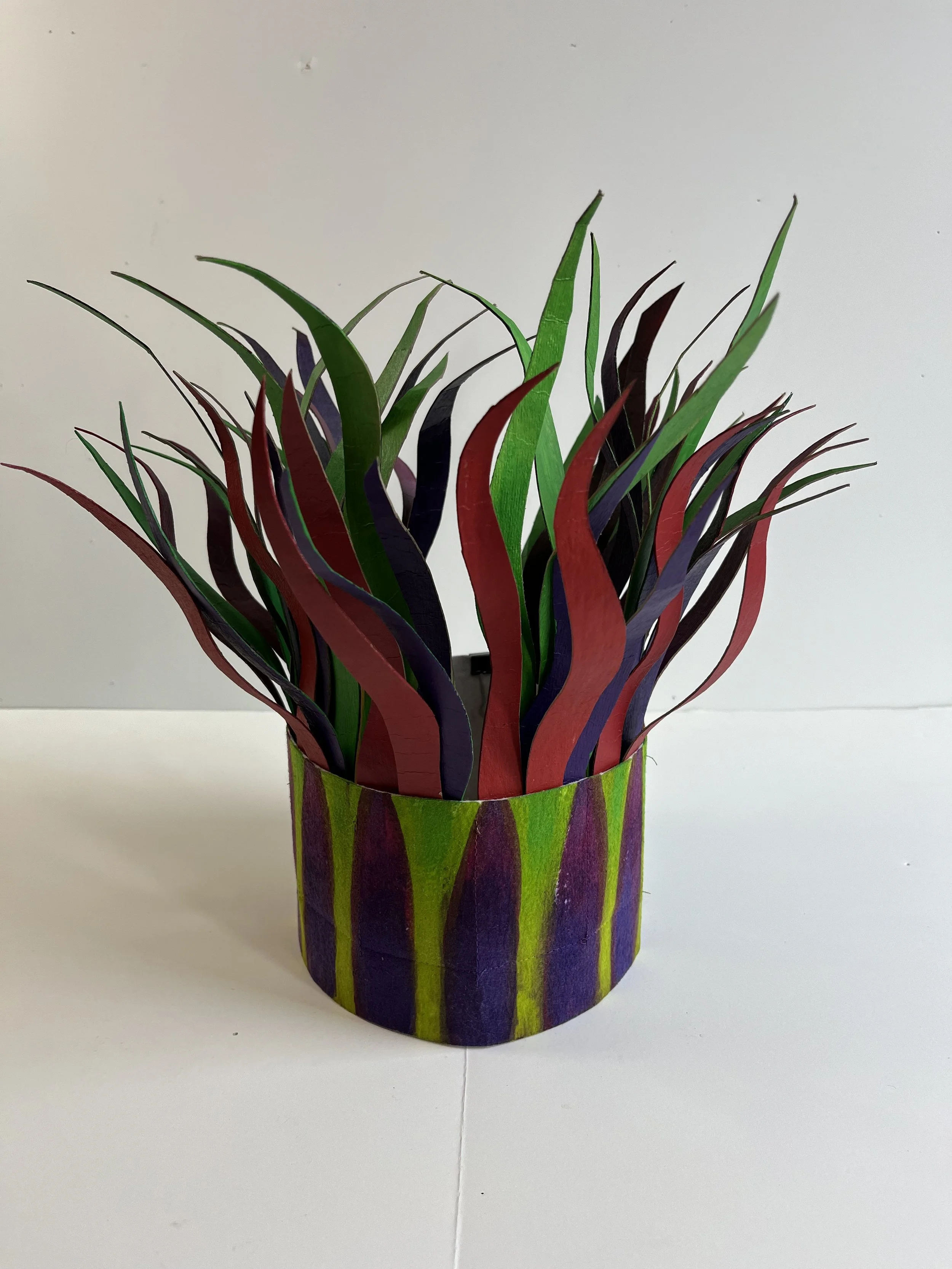 The Wavy Crowns Series 1:  Red, Purple and Green