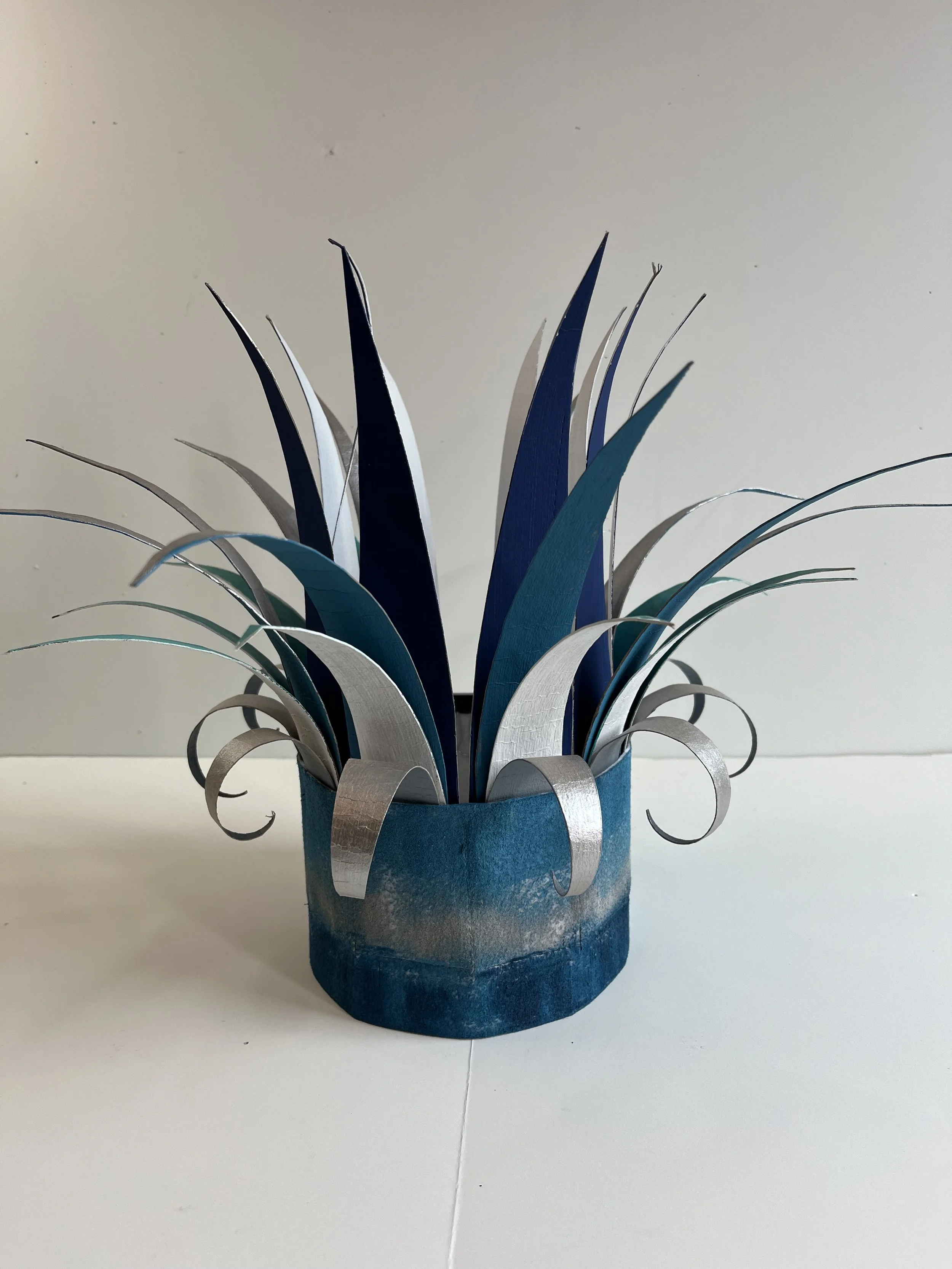 The Pointy Crowns Series 1:  Silver and Teals