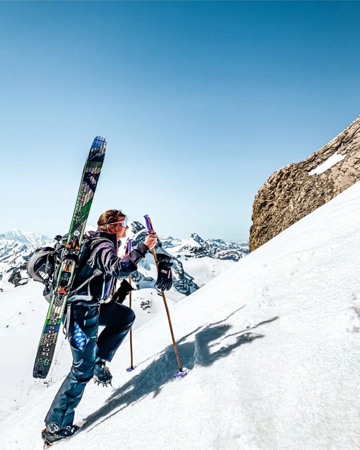 Tis' the season to go touring. If you can't find the goods on the resort, go earn your turns!

@ranja_sch 

#bambooisbetter #touringpoles