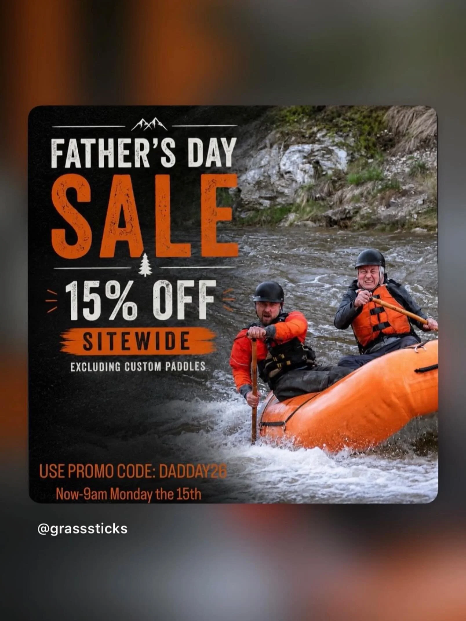 Celebrate Father&rsquo;s Day with sustainable gear built for a lifetime of stories!

#THEPOULINSbestduoever #bambooisbetter #fathersonrafting