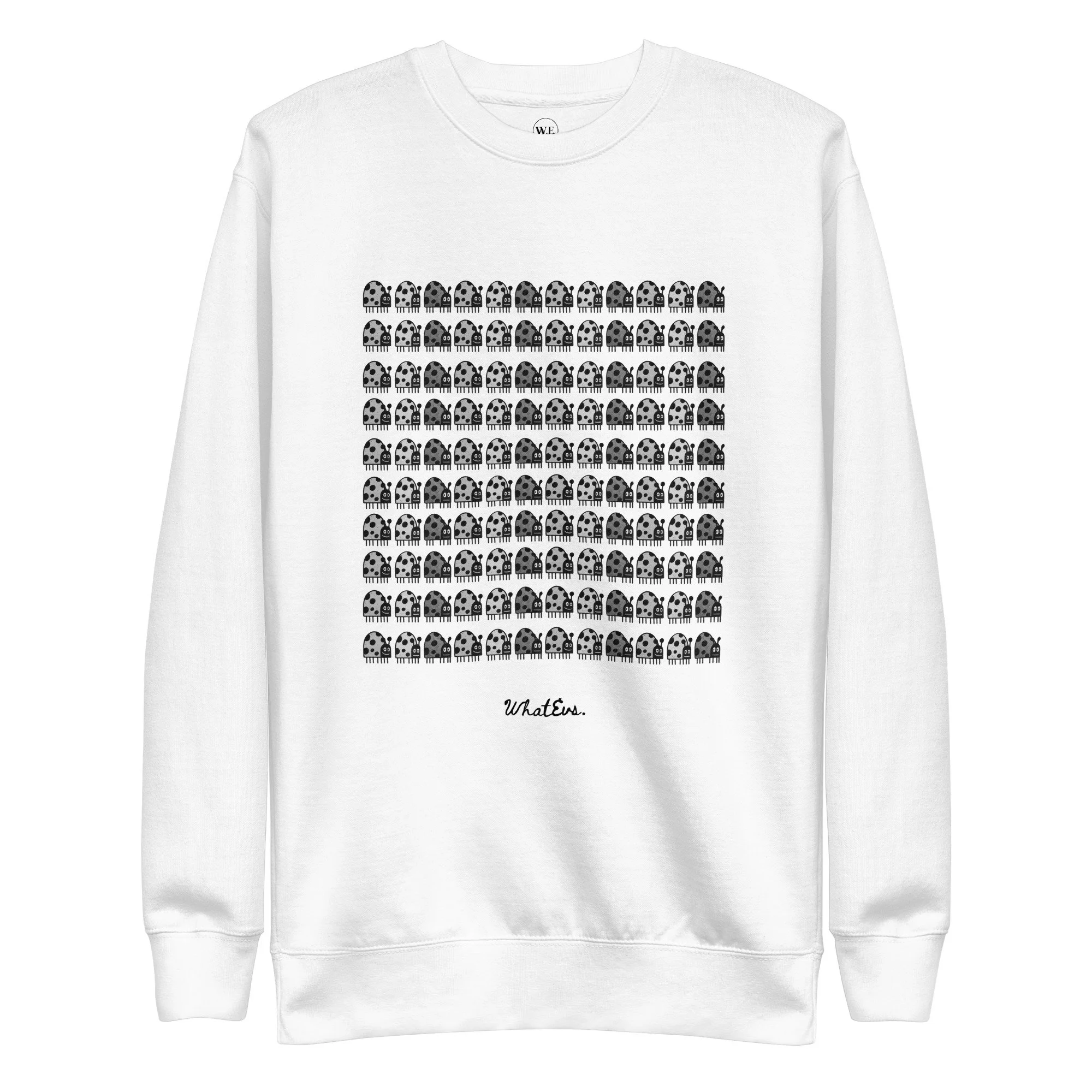 Ladybird B/W Invaders  Sweatshirt