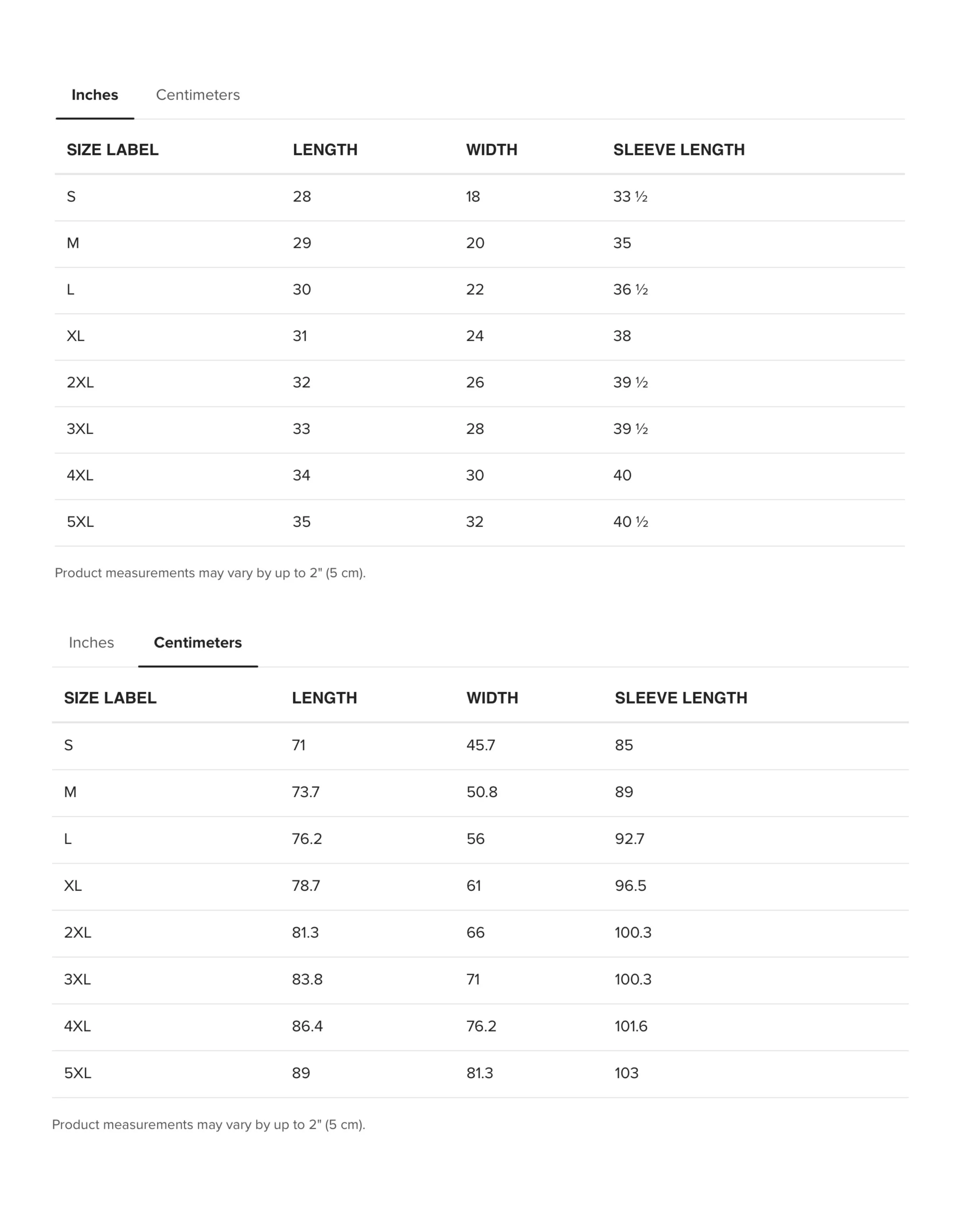 Longsleeved x Shortsleeved Tees Sizing Guides.jpg