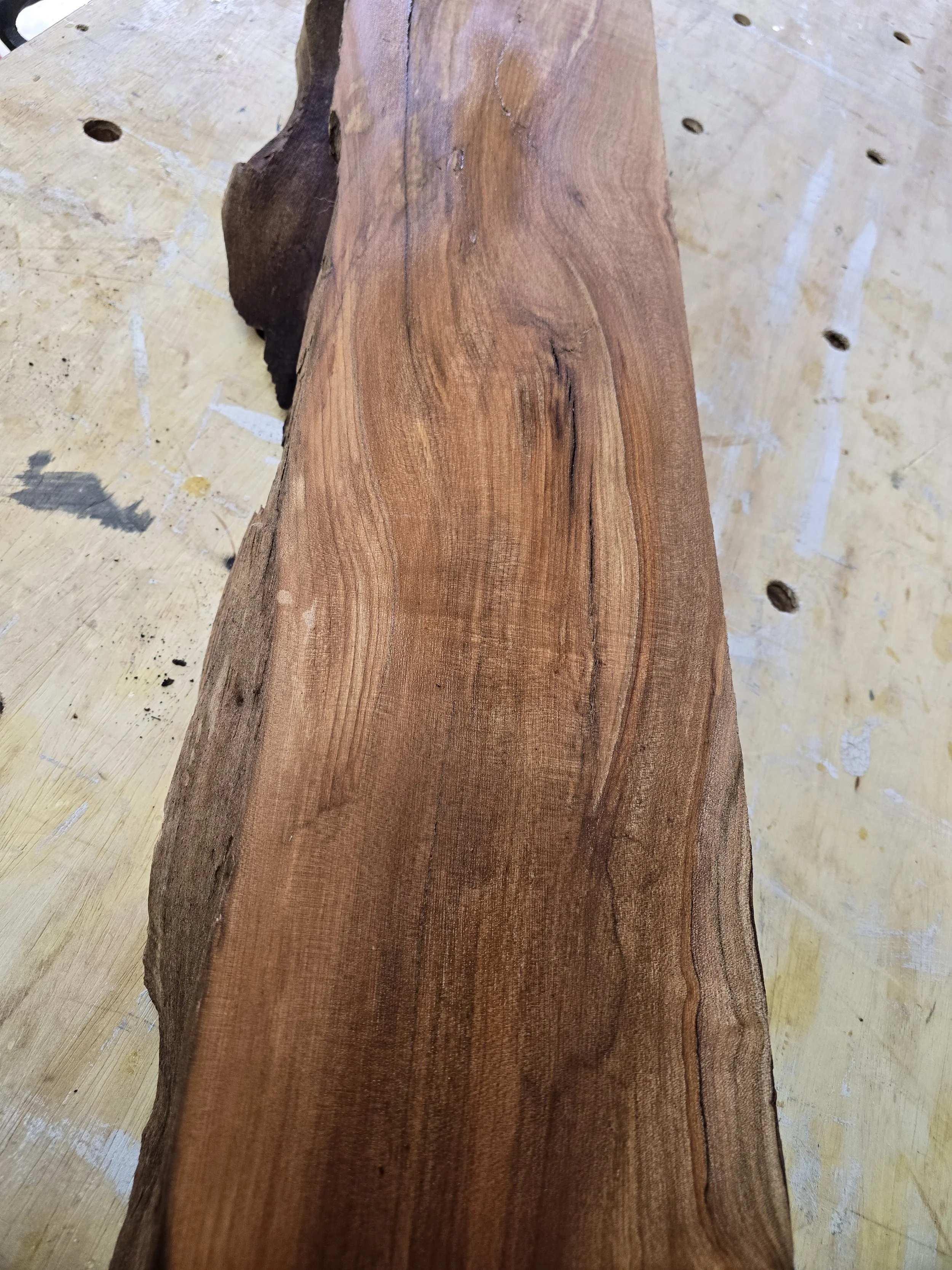 Maple live edge mantle