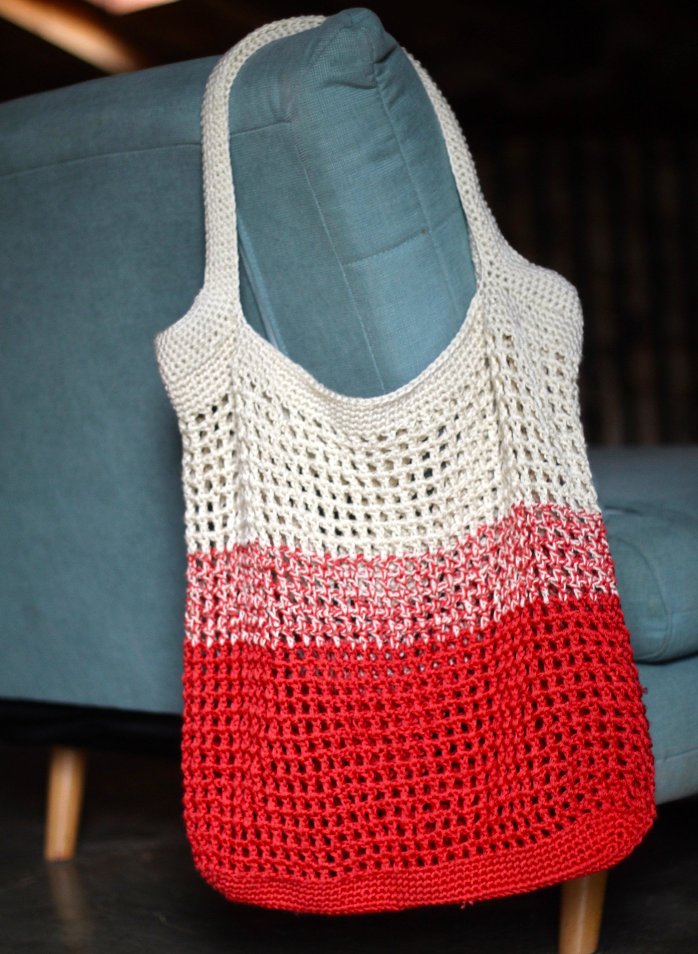 Bolso Saco Tote Crochet