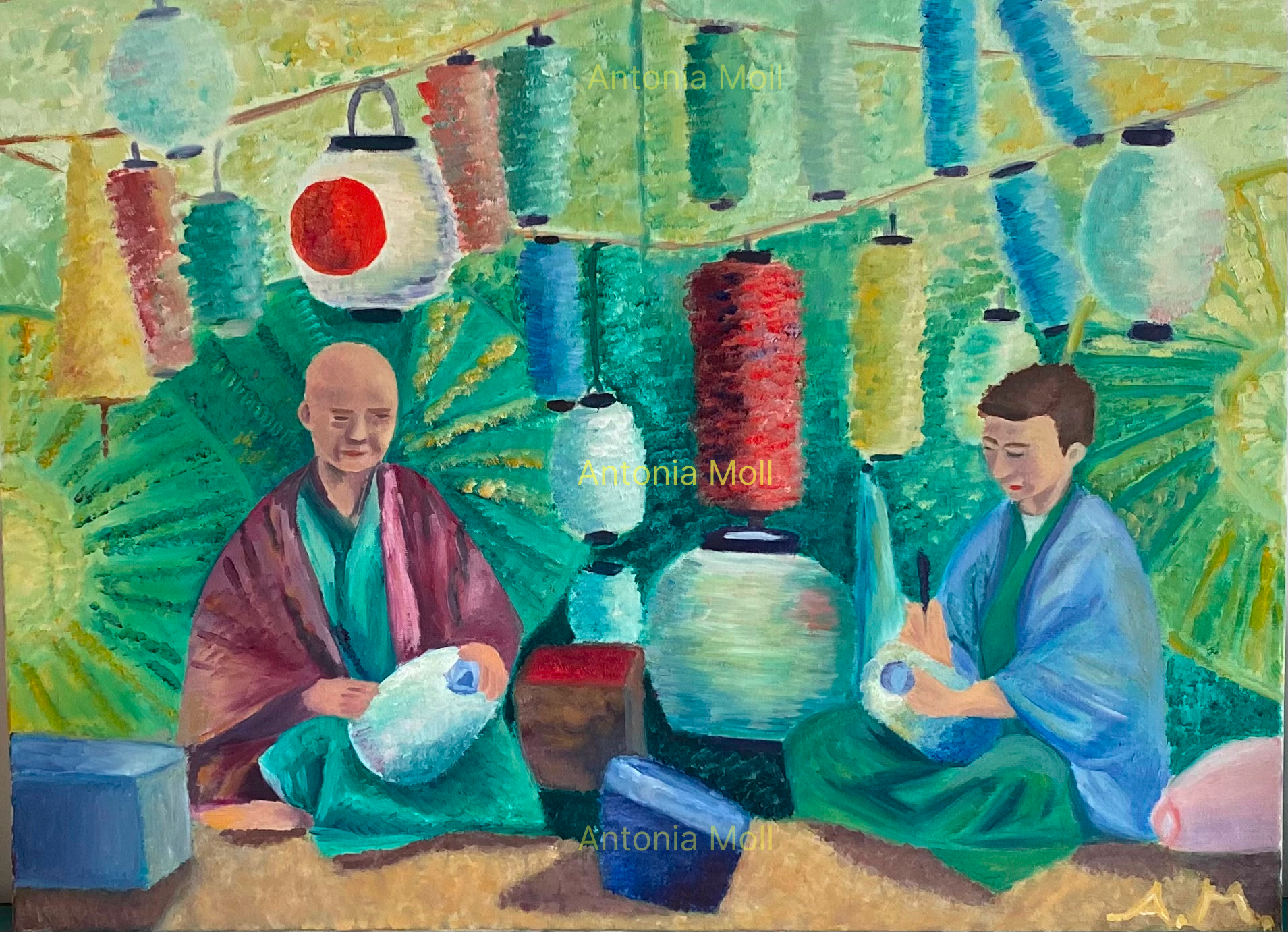 Japan - oil on canvas - 45 x 61 cm - May 2021