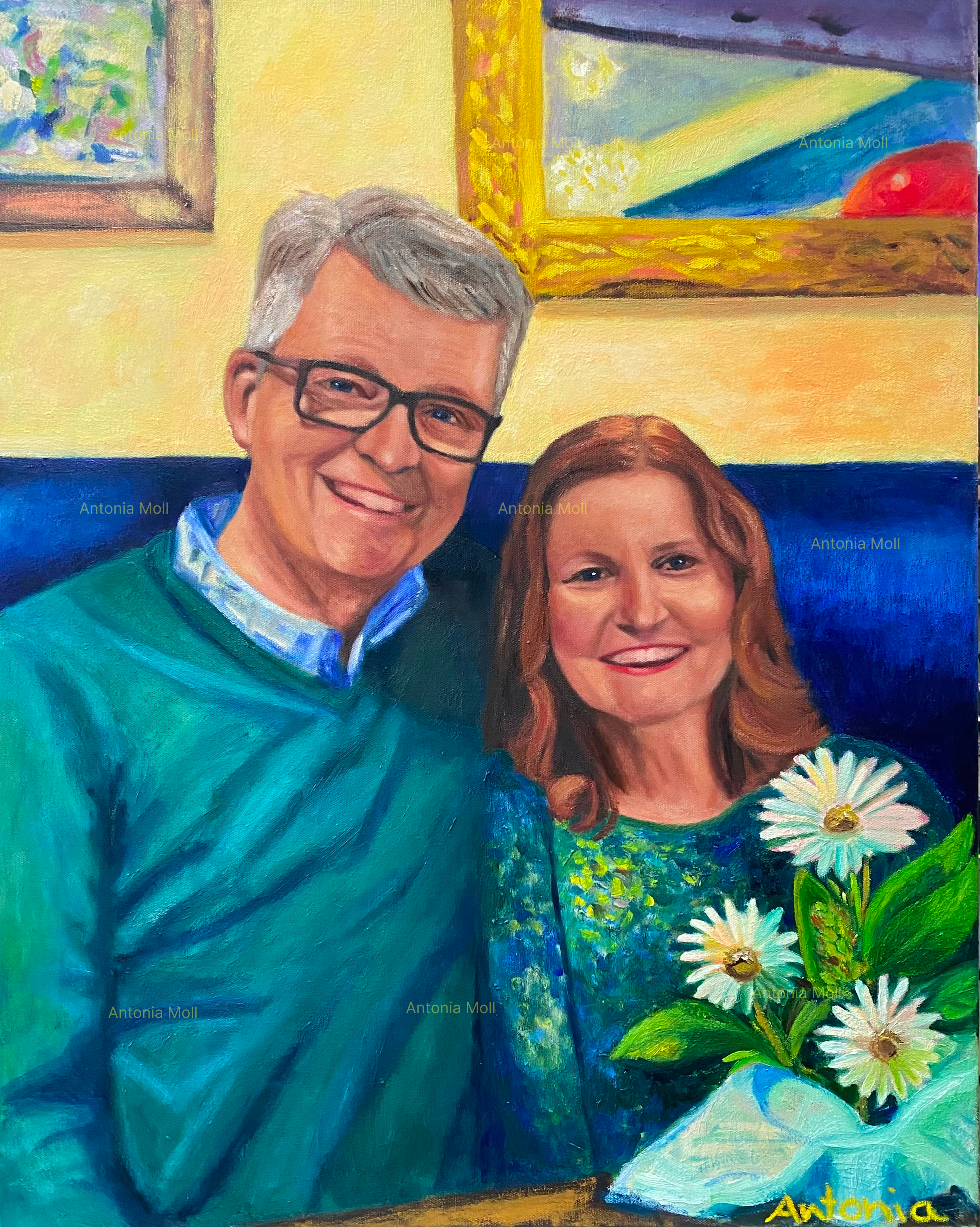Jenny’s parents - oil on canvas - 61 x 76 cm -
November/ December 2024