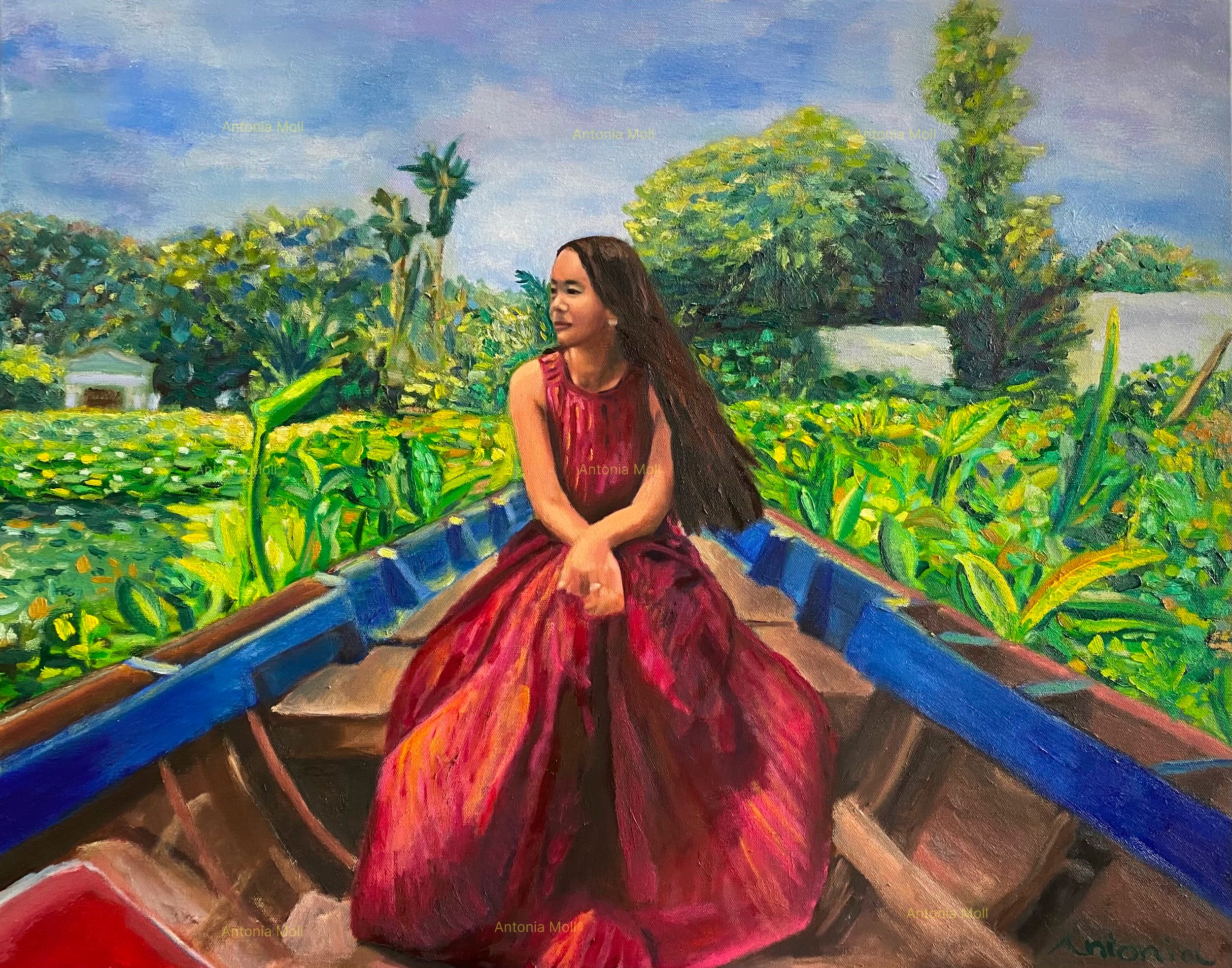 My friend Lynn - oil on canvas - 61 x 76 cm -
October/ November 2024