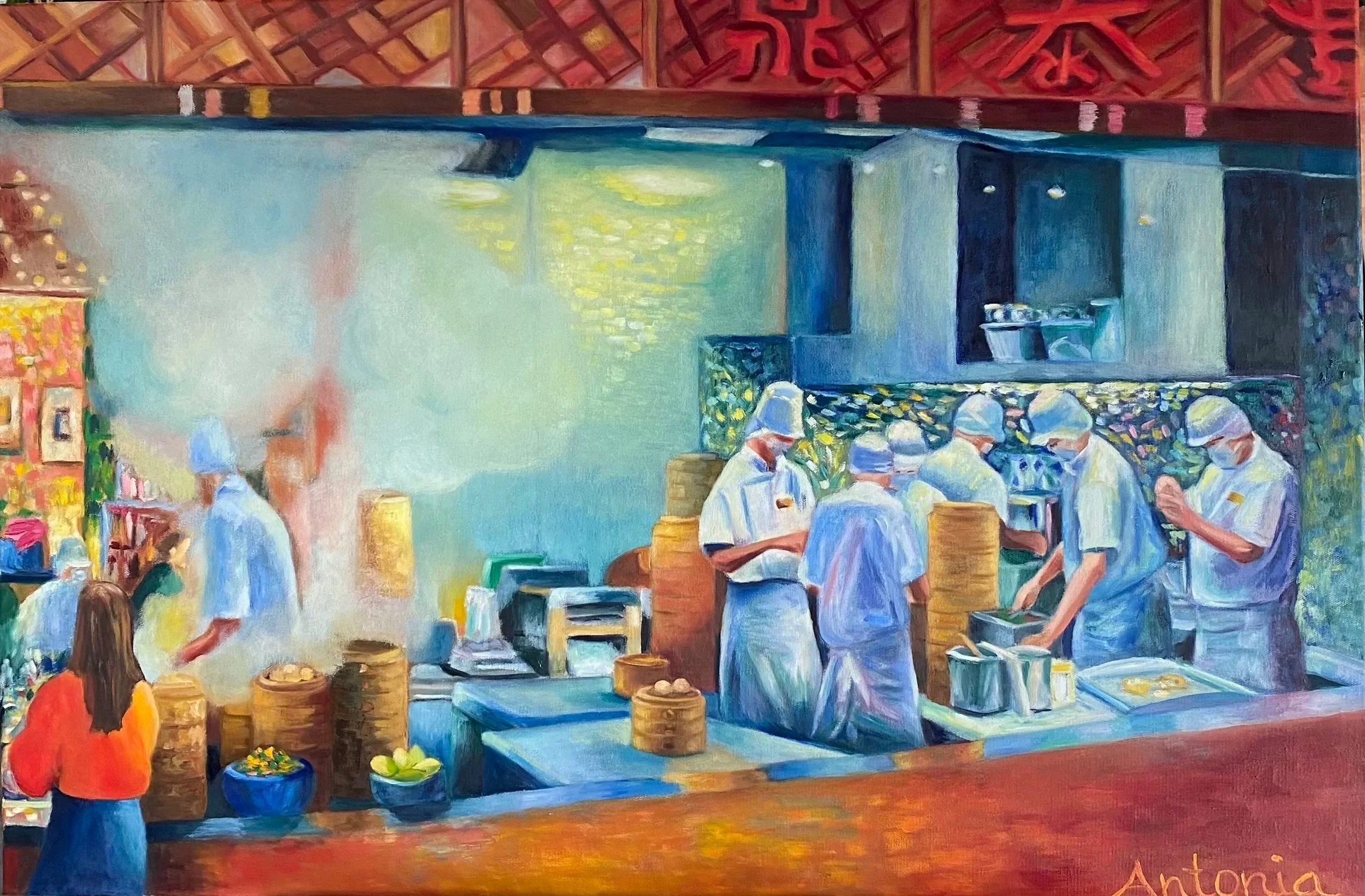 Fine Art Print: Din Tai Fung cooks