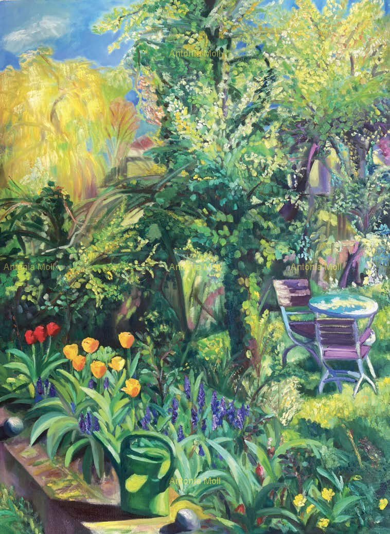 Springtime in Munich - oil on canvas - 80x60cm - April 2026