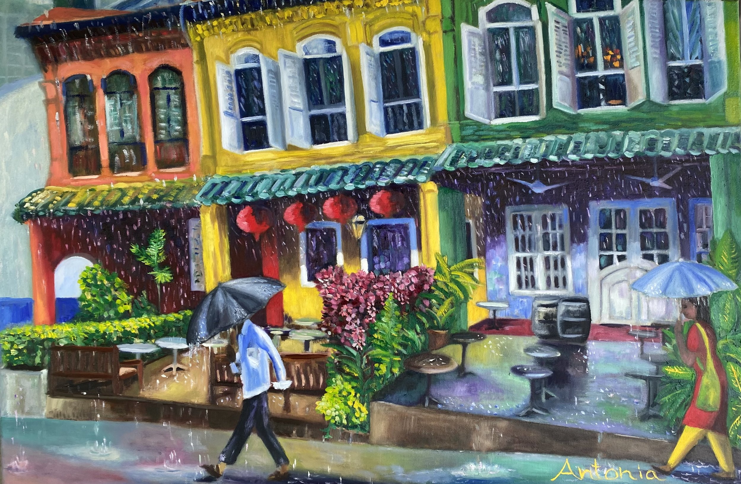 Fine Art Print: Emerald Hill Singapore