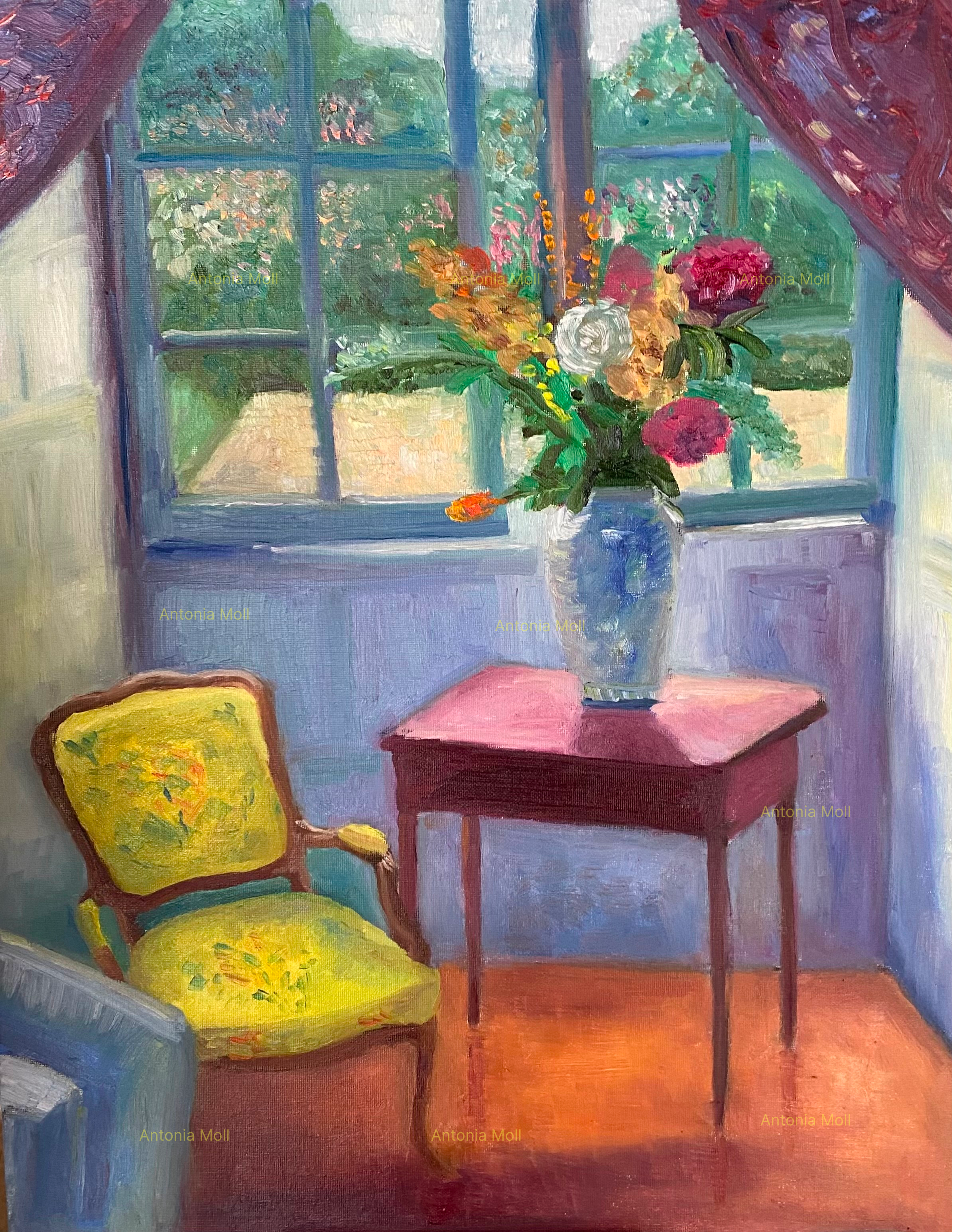 Rainy summer day in South West France - oil on canvas panel -40 x 60 cm - August 2025