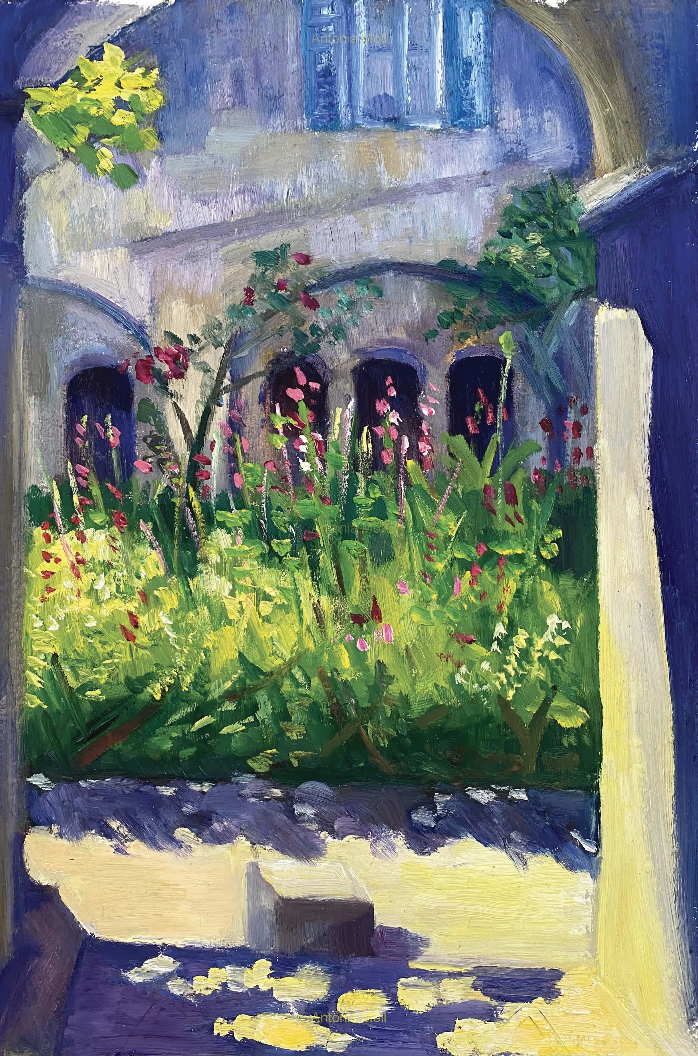 The feeling of the sun in Provence - oil on wood panel - 30x22cm - June 2026
