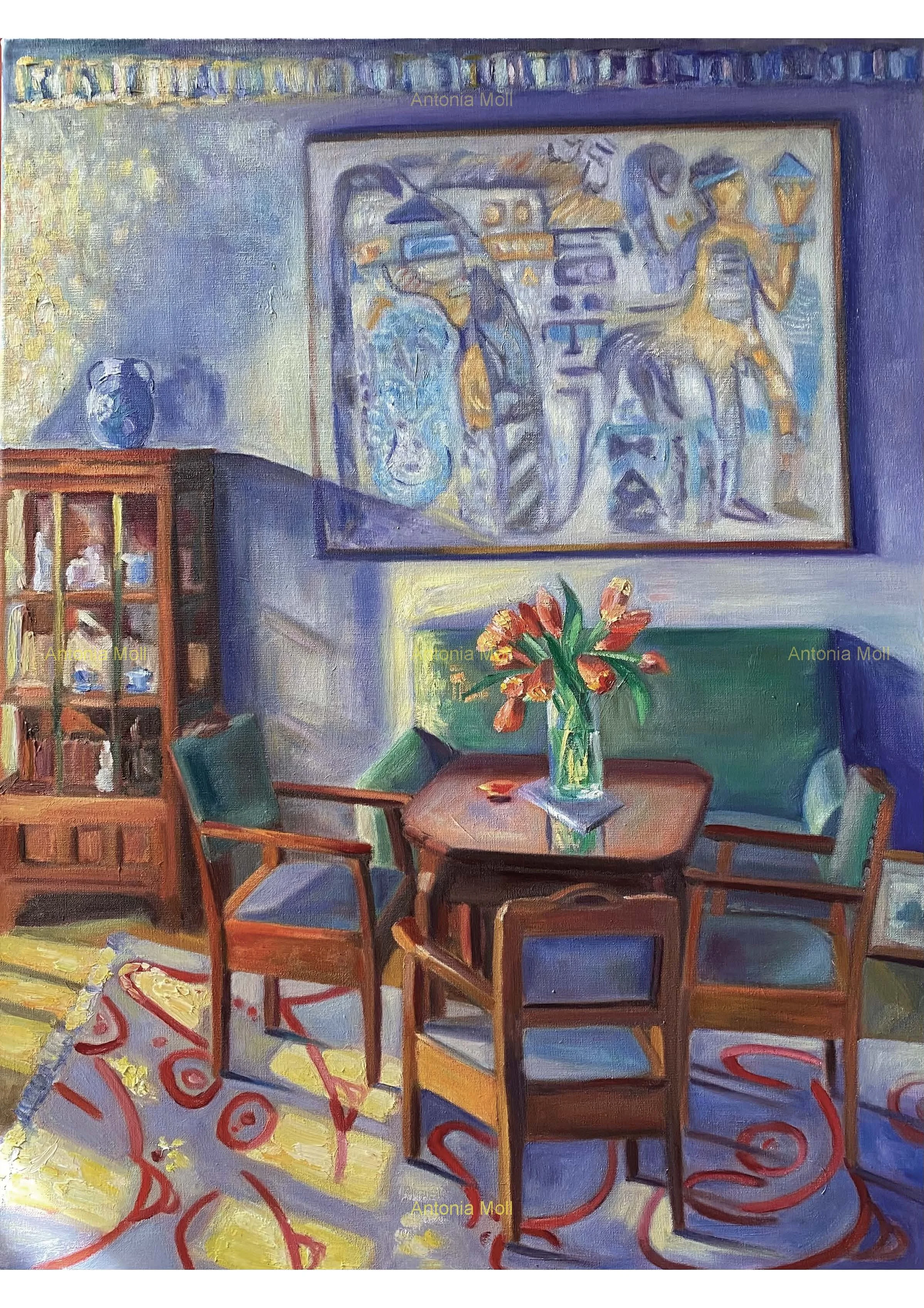 A very German interior - oil on canvas - 60 x 80cm - March 2026