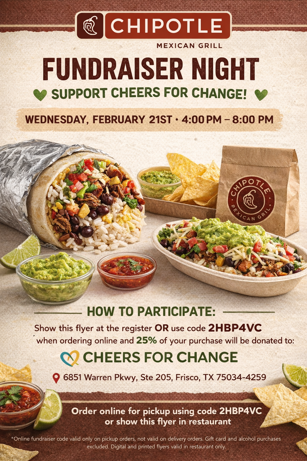 Chipotle Community Day Fundraiser