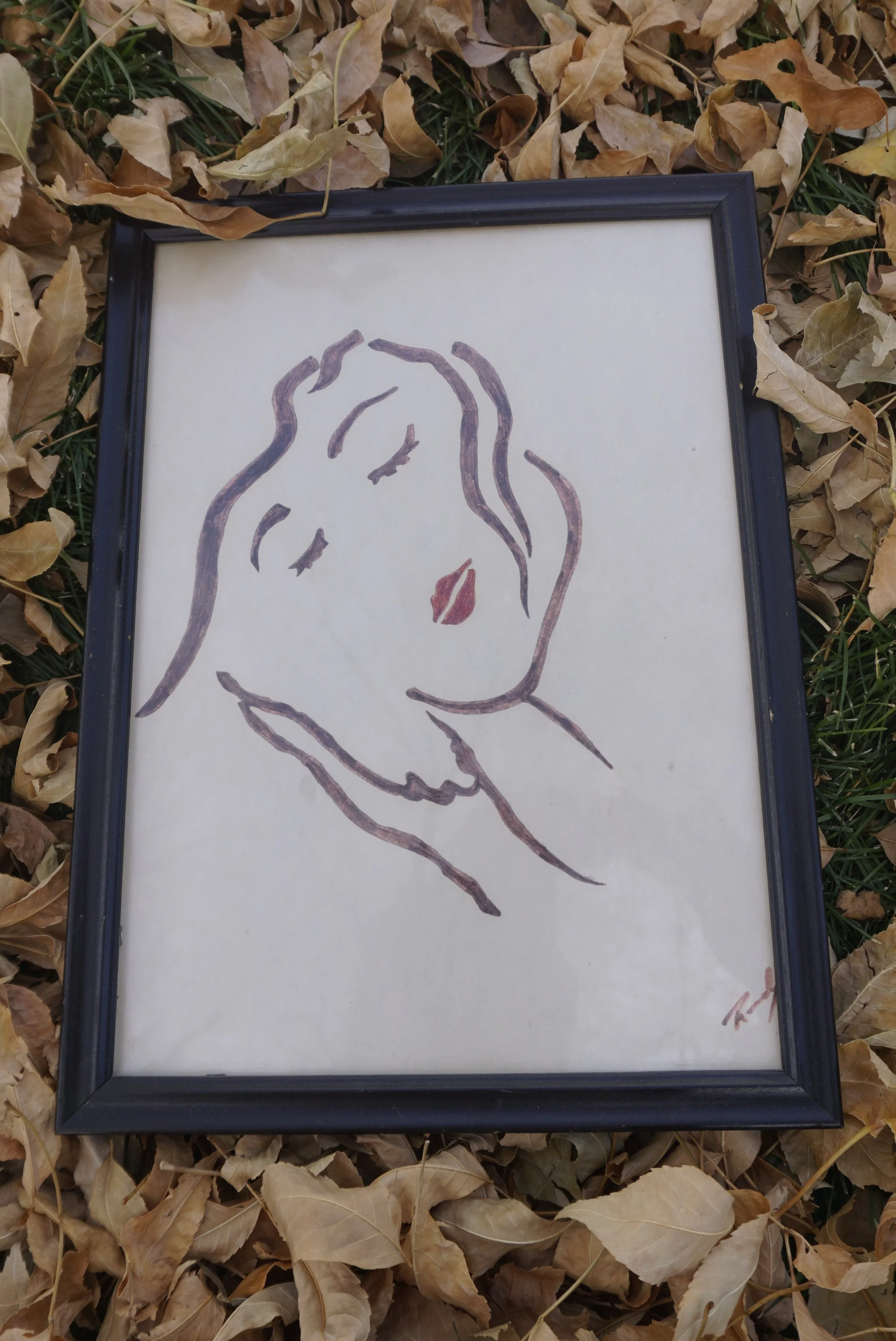 Rest now my love,  est unknown. 
Watercolor and Color pencil