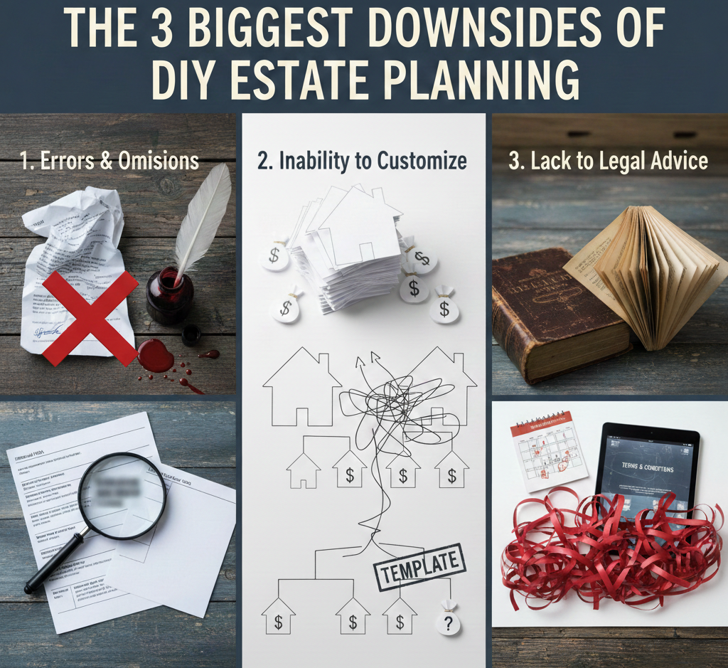 The 3 Biggest Downsides of DIY Estate Planning